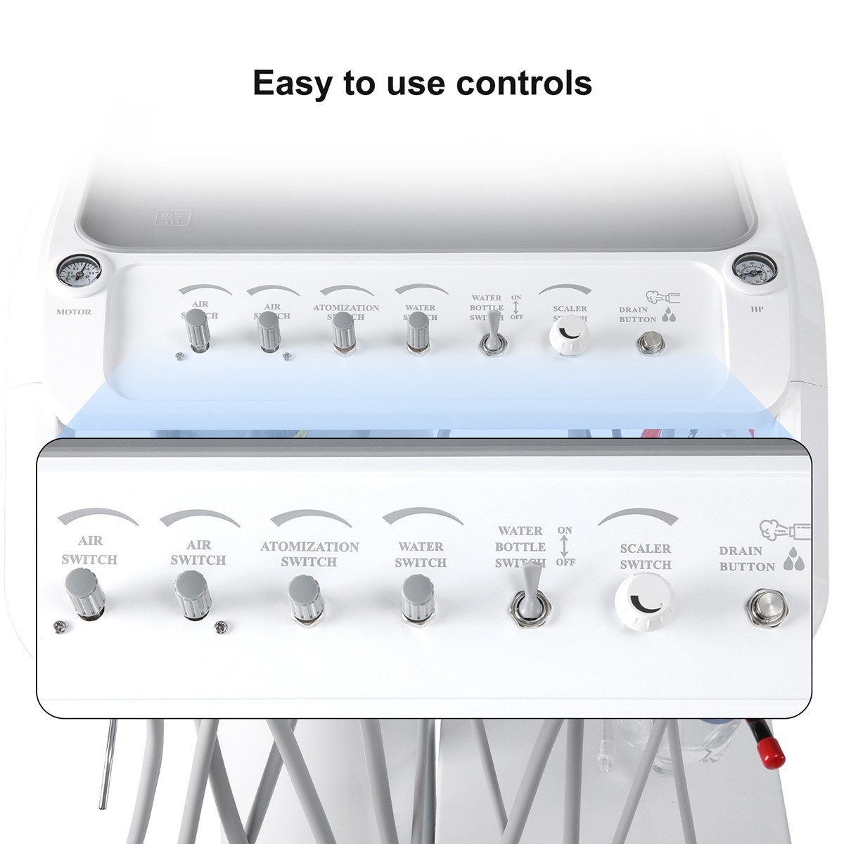 Dental Apex Locator Endodontic Accessories File Test Holder Hooks Cord