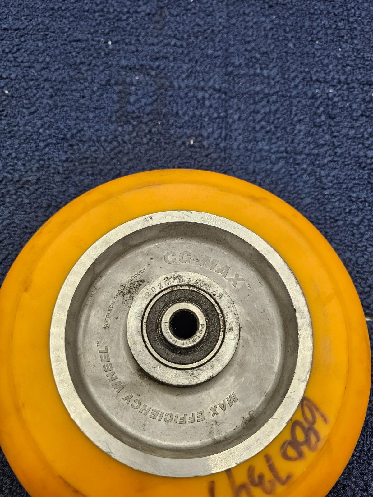 Colson Group CG-MAX Poly Wheel 8″ Wheel Diameter, Orange Polyurethane