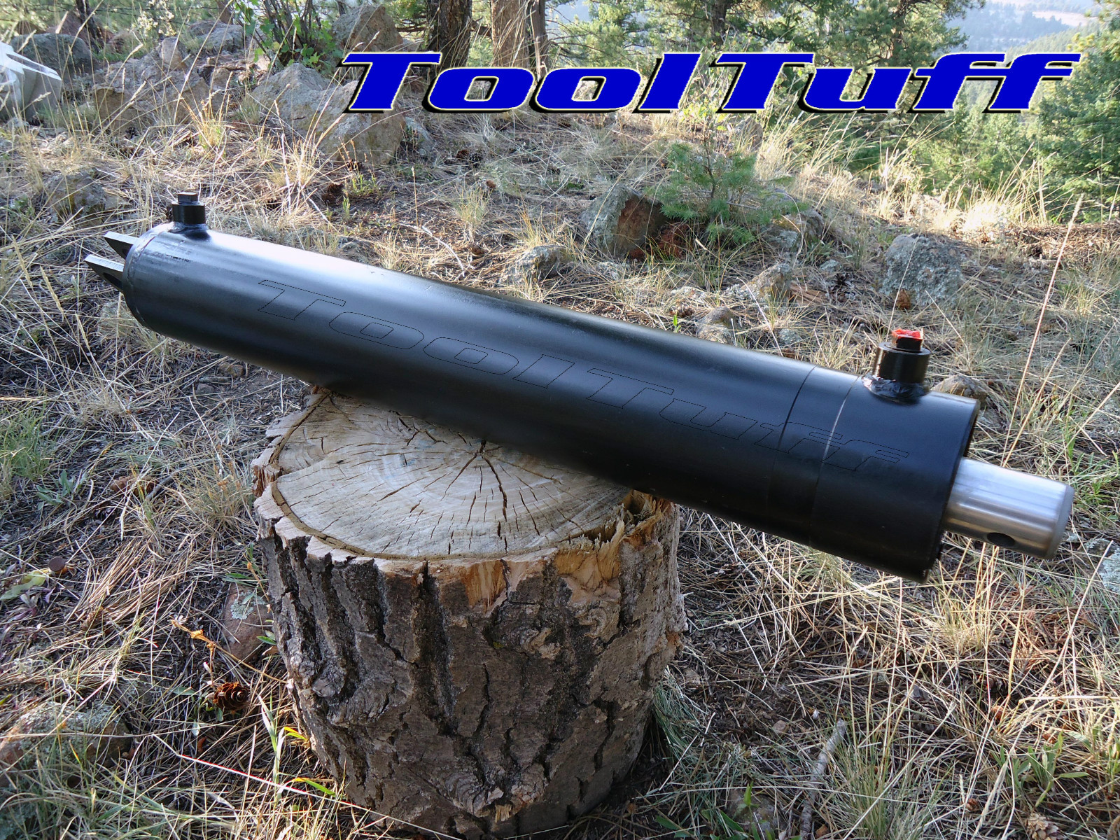 22 25 Ton OEM Hydraulic Log Splitter Cylinder Double Acting 4 Bore x 24″ Stroke