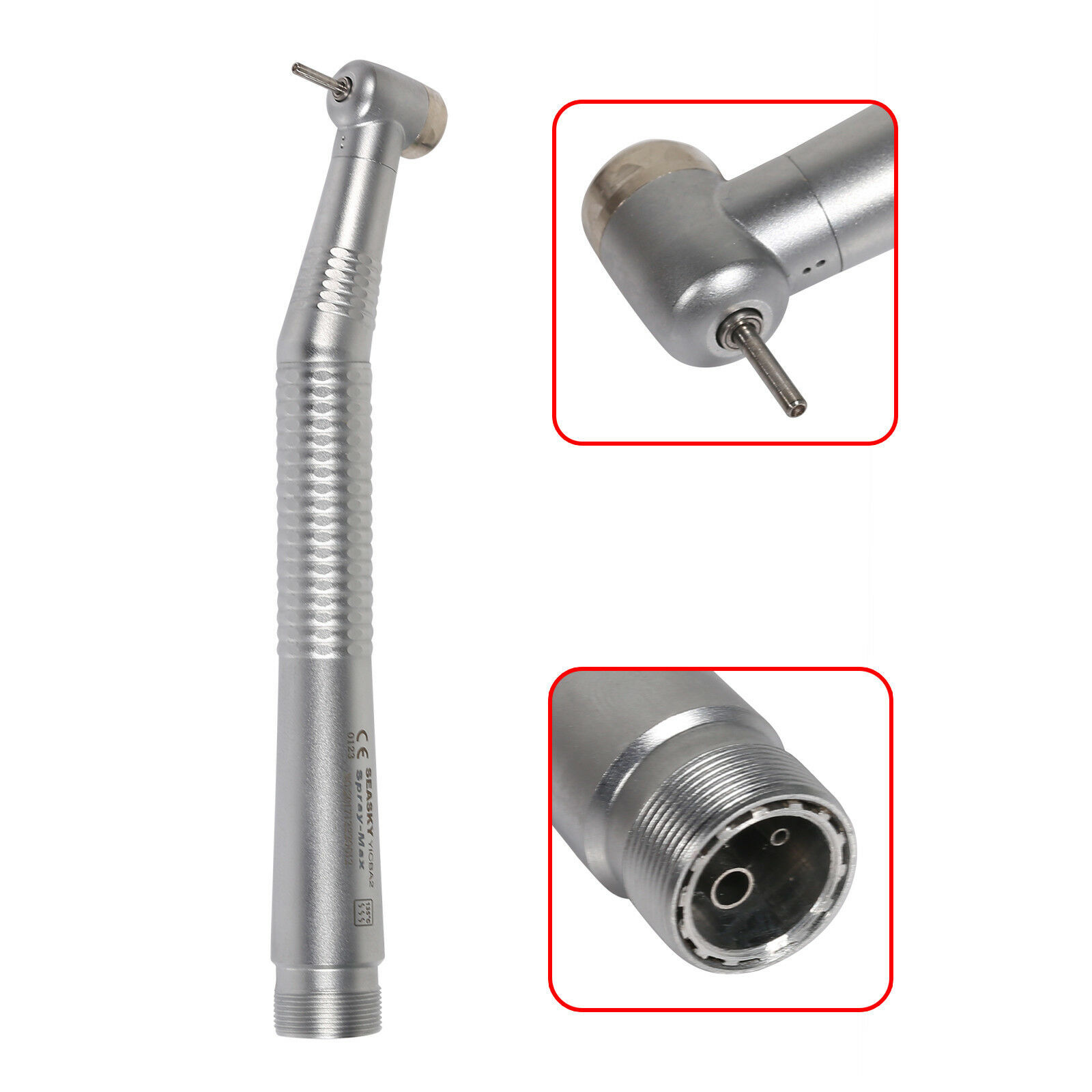 Dental High Fast Speed Turbine Handpiece Push Button 2/4Hole Fit NSK Seasky Y1BA