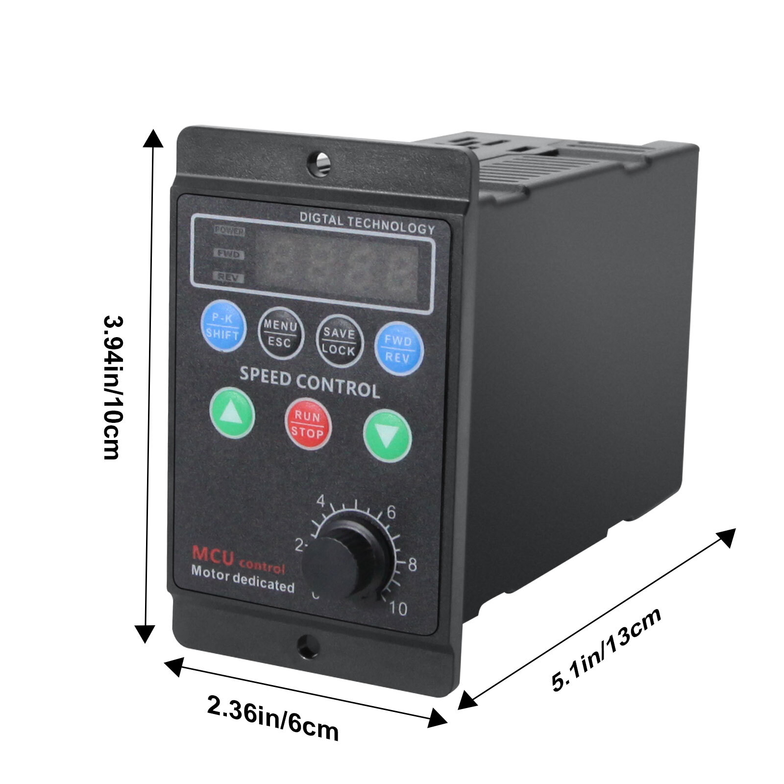 Single To 3 Phase 750W 1HP 220V Variable Frequency Drive Inverter VFD VSD 1-99HZ