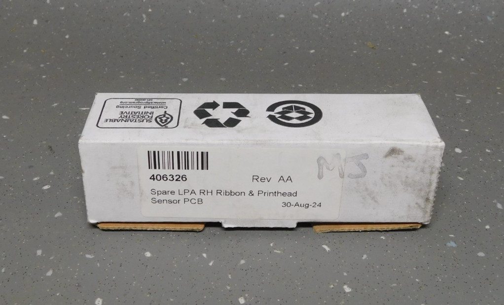 VideoJet 9550 Spare LPA RH Ribbon & Printhead Sensor PCB 406326