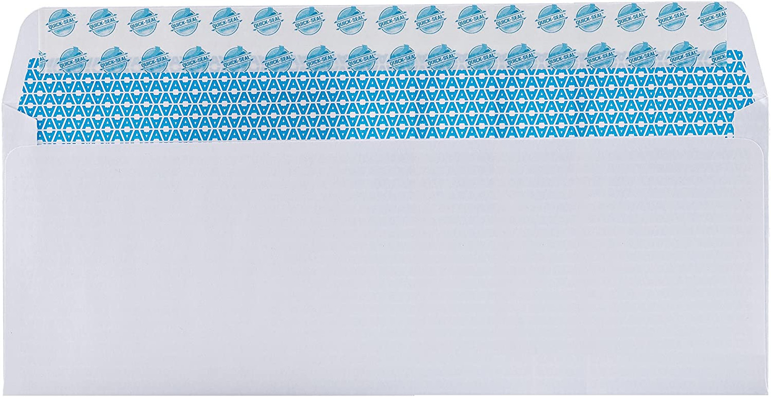 Aimoh #10 Security Self Seal Envelopes – 100 Qty |No Window, Enveguard, 4⅛ X 9½»