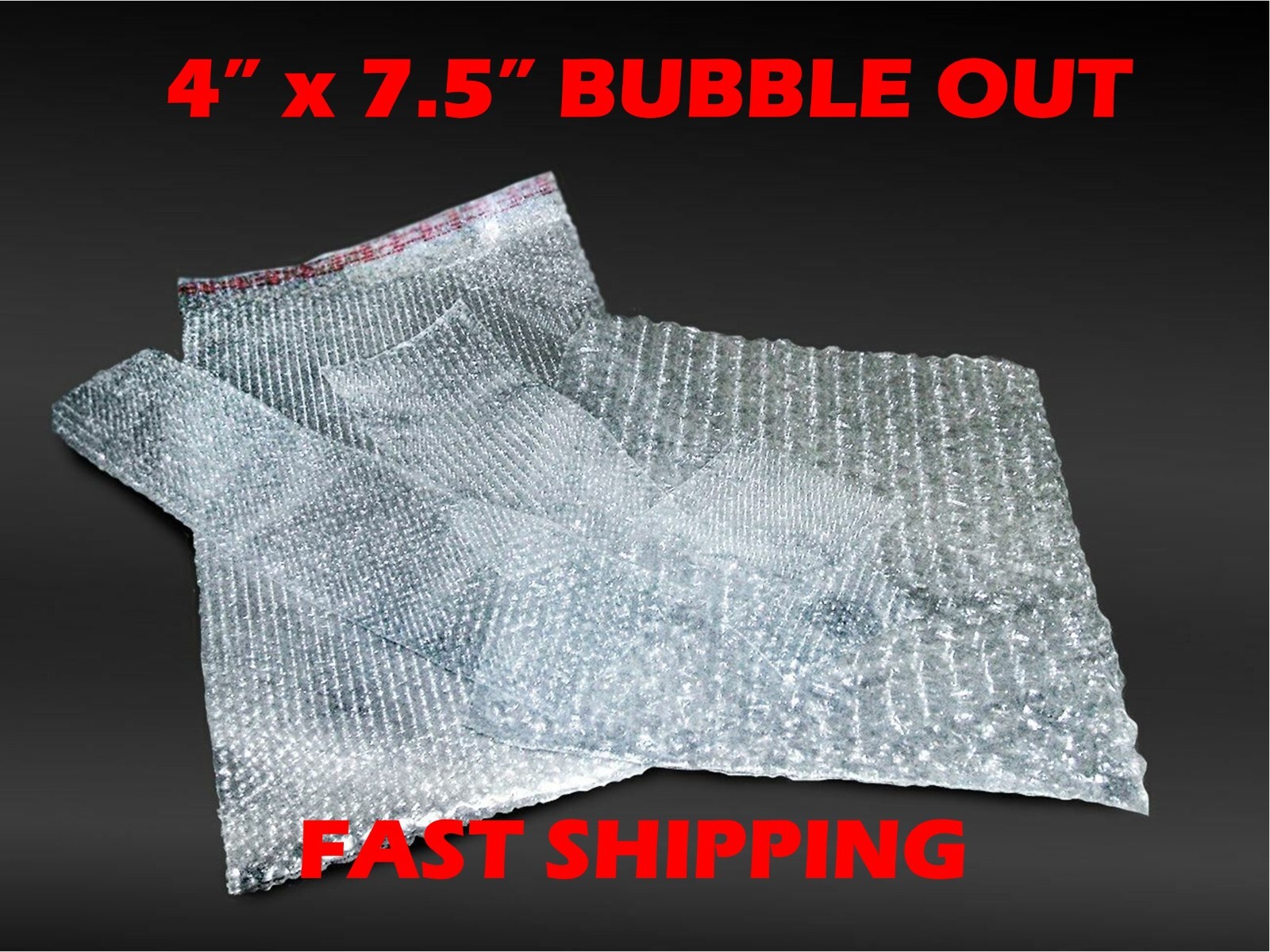 BUBBLE OUT 4″ x 7.5″ POUCHES BAGS WRAP CUSHIONING SELF SEAL CLEAR PROTECTIVE