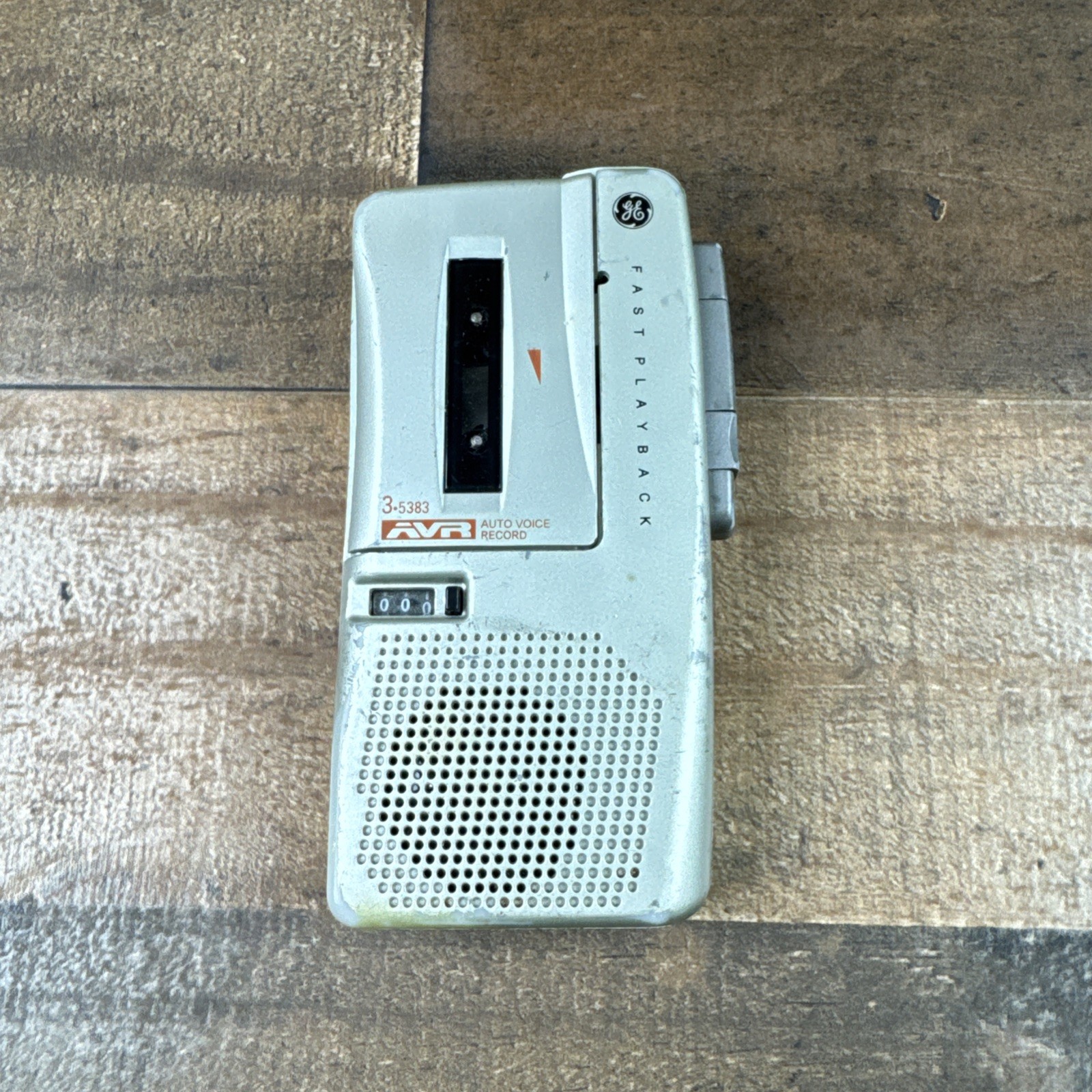 GE Fast Playback Auto Voice Record #3-5383A (Tested/Works) Cassette Not Included