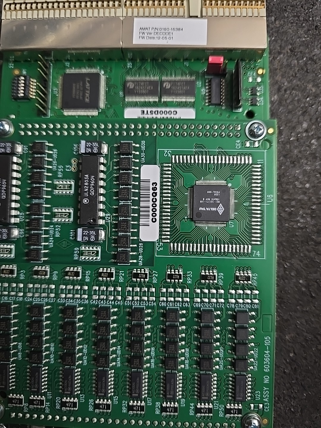 Delta Tau 603603-556 Main cPCI 96 I/O PCB Card AMAT 0190-15384