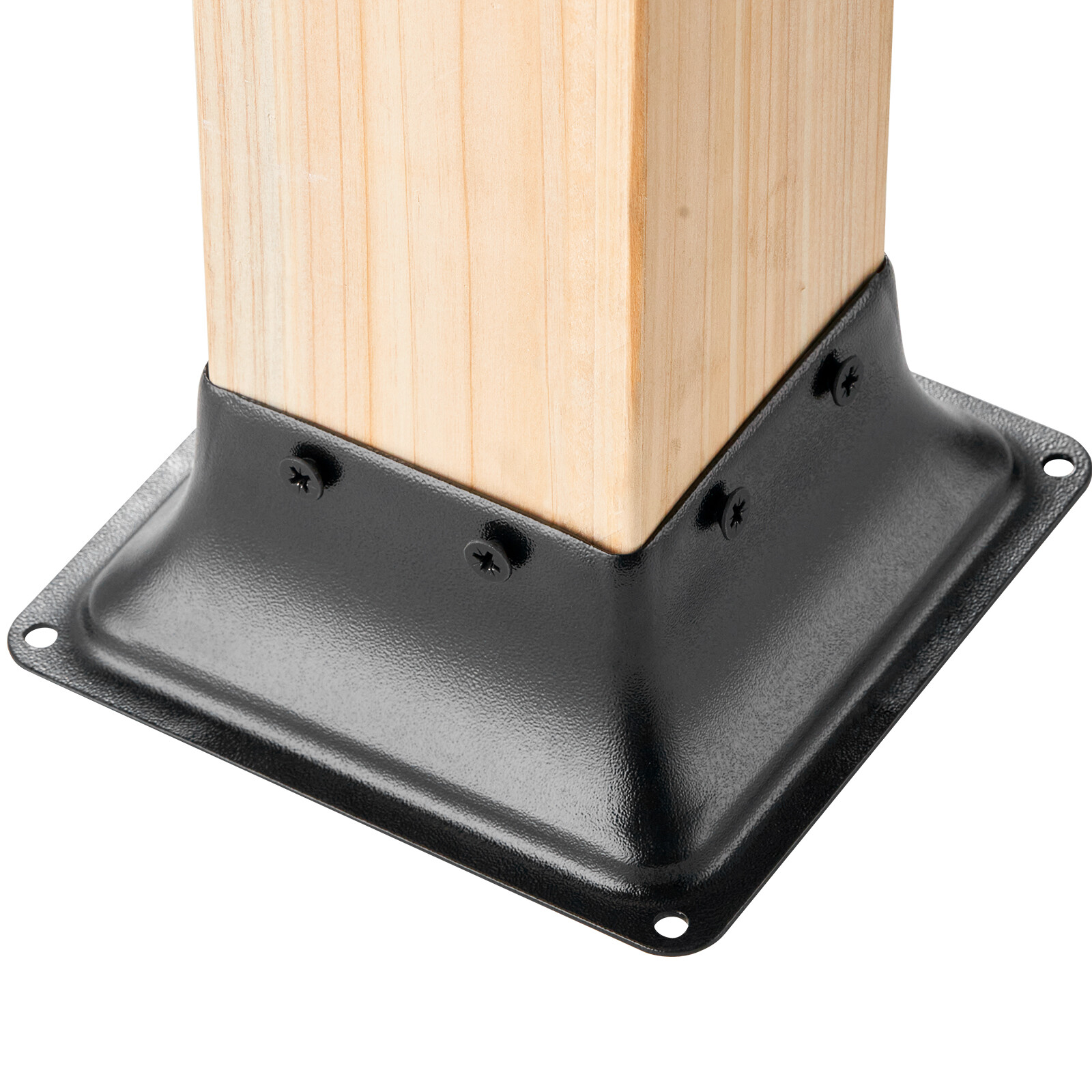 VEVOR 10Pcs 4×4 Post Base Brackets Heavy Duty for Standard Wood Post Anchor