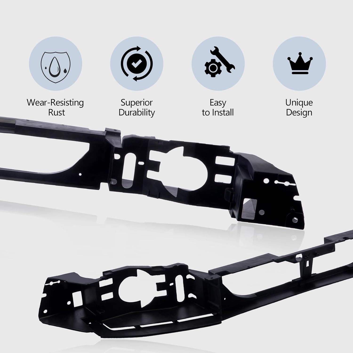 New Front Head Lamp Mounting Panel Compatible with 1999-2004 FORD Mustang Fits