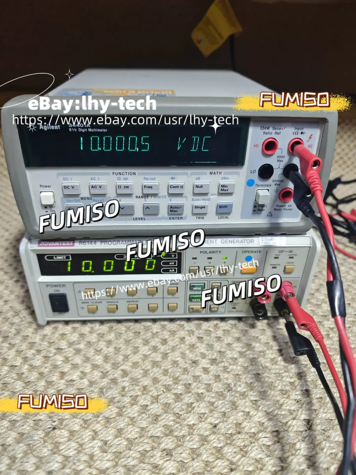 1PC USED Advantest R6144 Voltage Standard Source #lhy