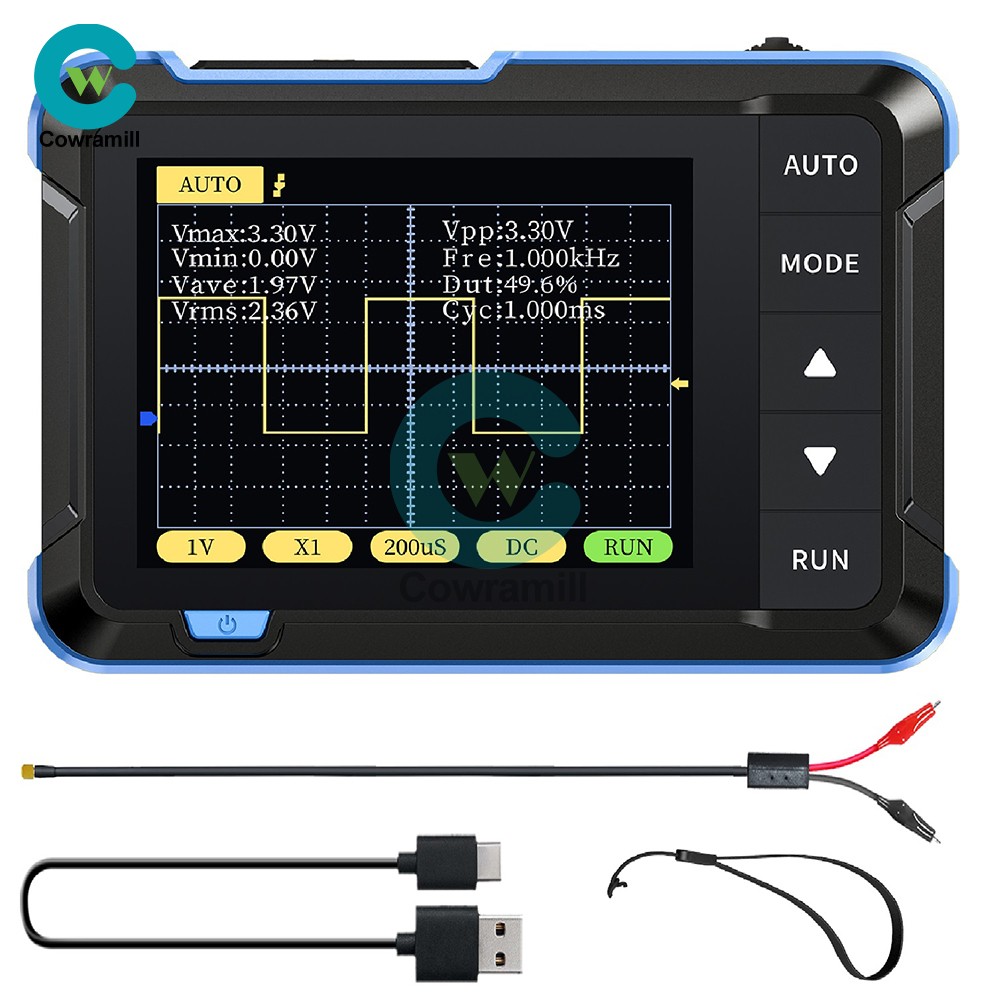 FNIRSI DSO152 Handheld Oscilloscope Type-C Portable Digital Oscilloscope 2.5MS/s