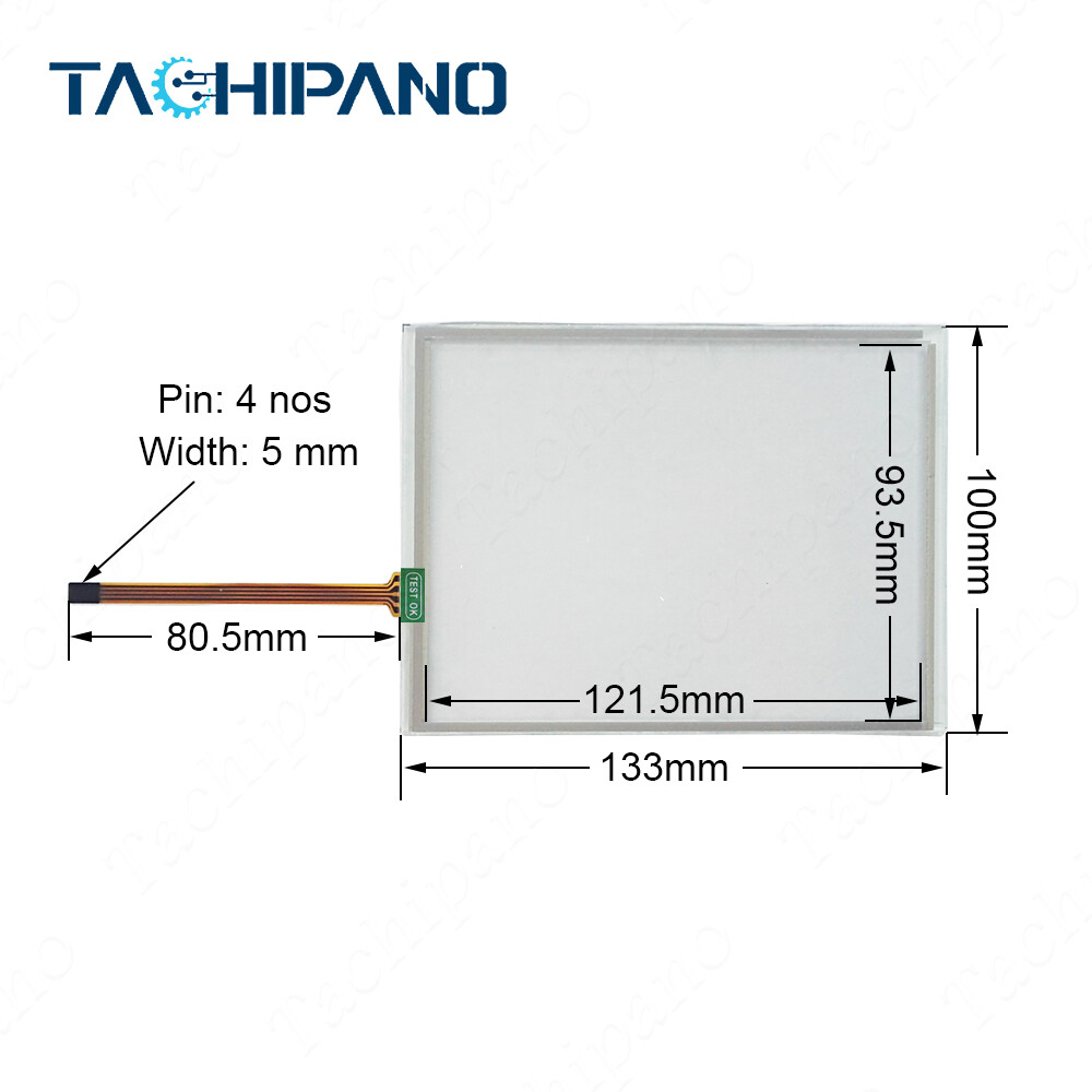 Touch Screen for Beijer E1063 E1063(T60t) E6H-T60T-S H-T60T-S 07917B + Overlay