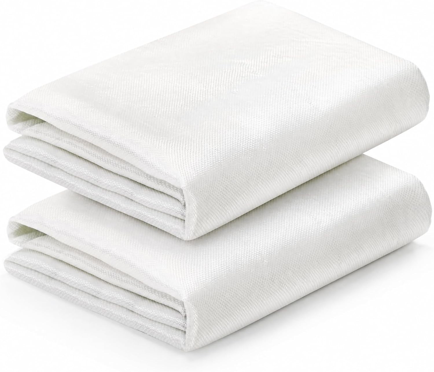 2 Packs 6oz Fiberglass Cloth 12ft x 50in E-Glass Plain Weave Fabric Sheet