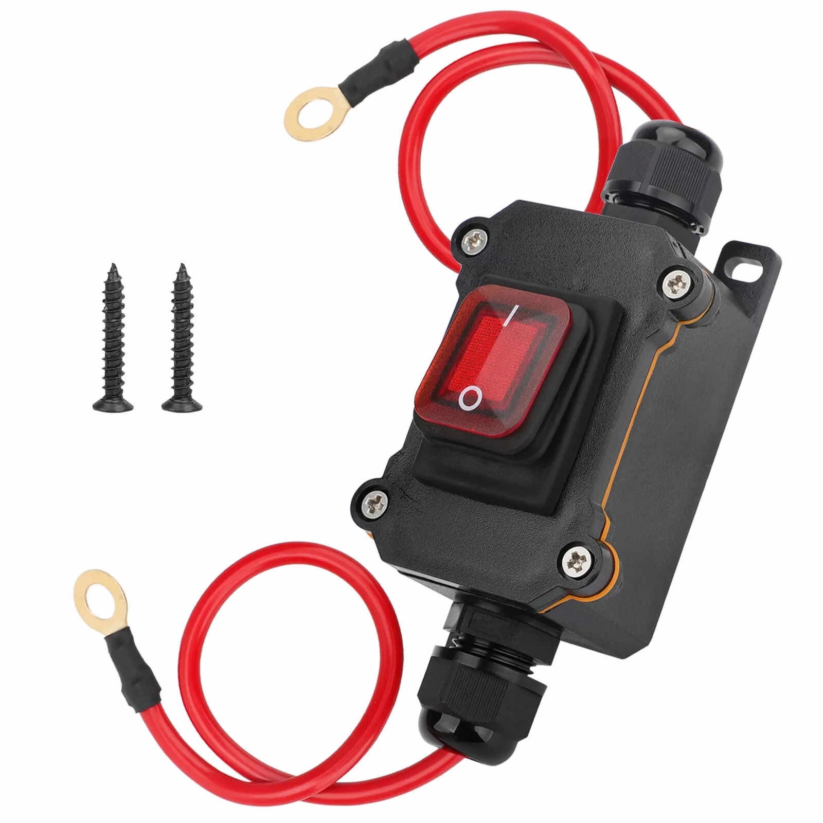 DC 12V-24V Inline Cord Switch IP67 Waterproof Outdoor ON/Off Toggle Switch