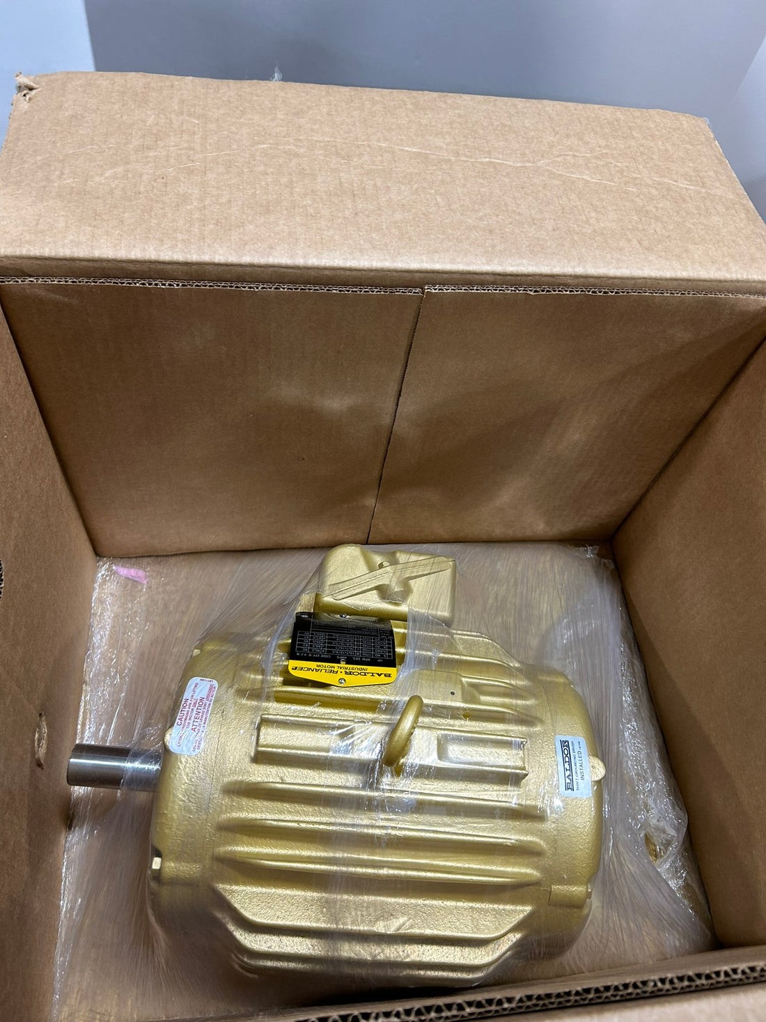 Baldor Super-E 5HP 3-Phase Industrial Motor 184TZ TEAO 230/460V 1750RPM New