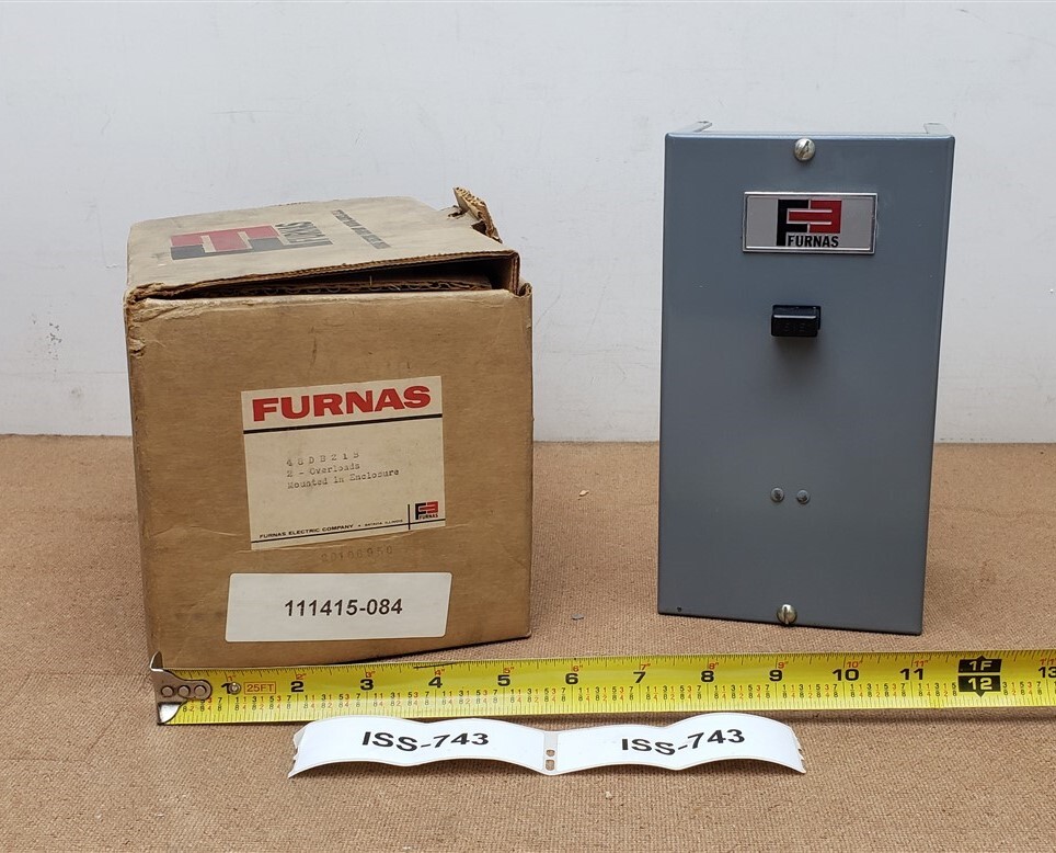 Furnas 48DB21B Includes 2 25 Amp Remote Mounted Thermal Overloads New In Box OS