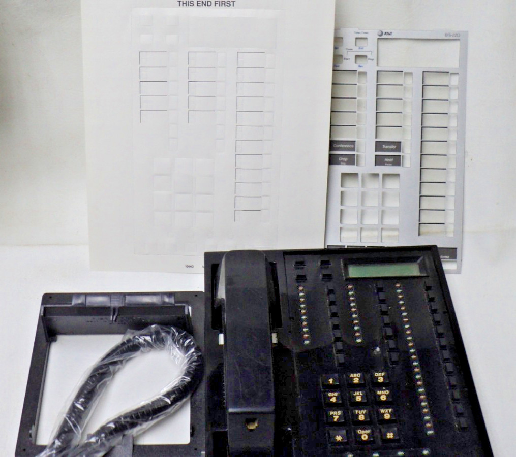 Merlin BIS-22D Button Phone with Desk Stand Warranty 7314H AT&T Avaya