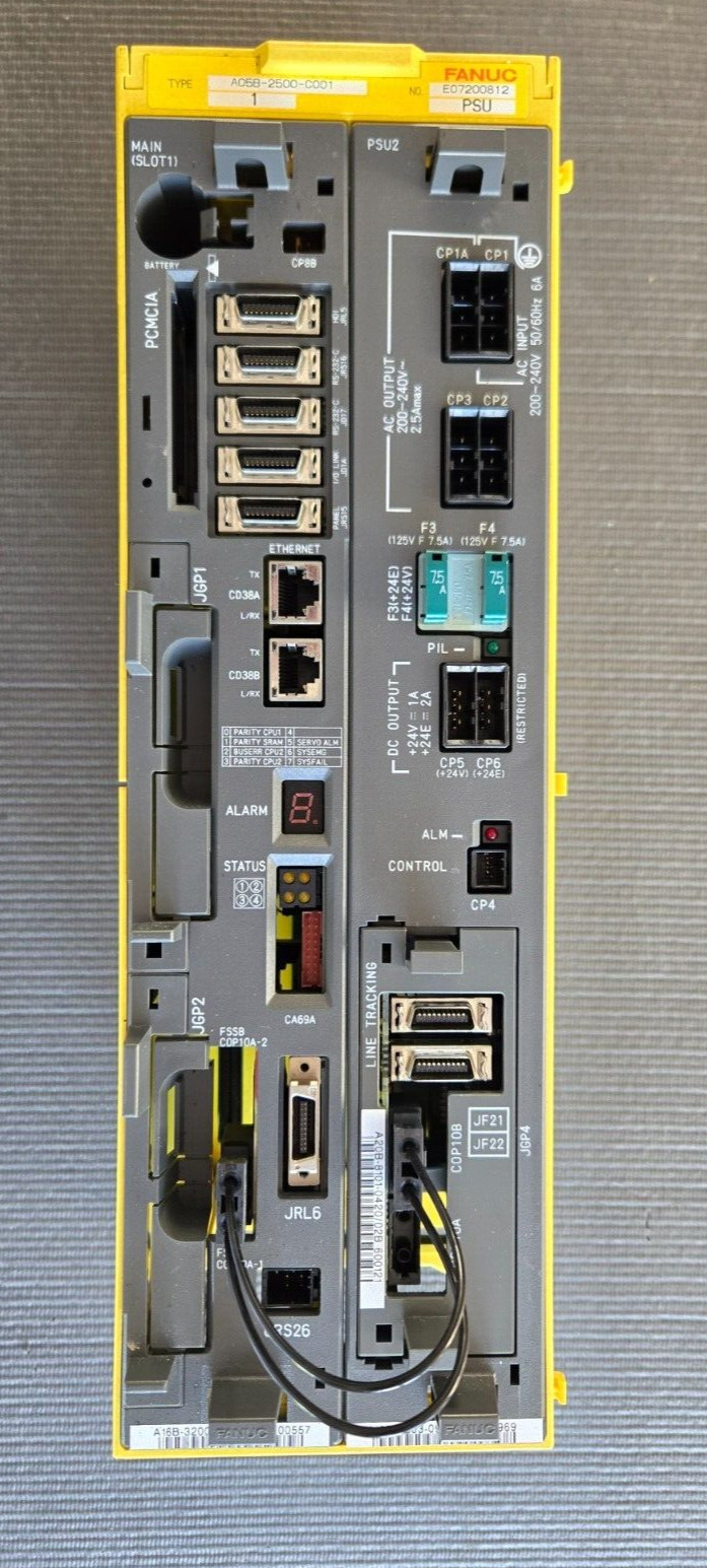 FANUC MODULE CPU + PSU + TRACKING R30iA/RJ3iC (A16B-3200-0600 / A16B-2203-0910)