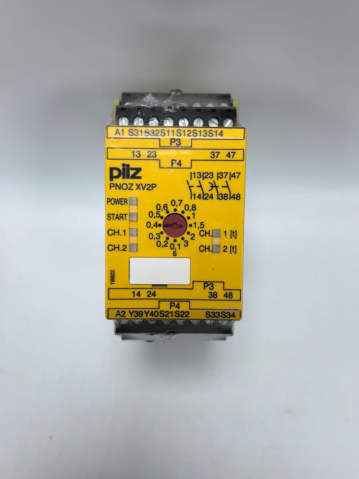 PILZ PNOZ XV2P 3/24VDC 2N/O SAFETY RELAY 777502
