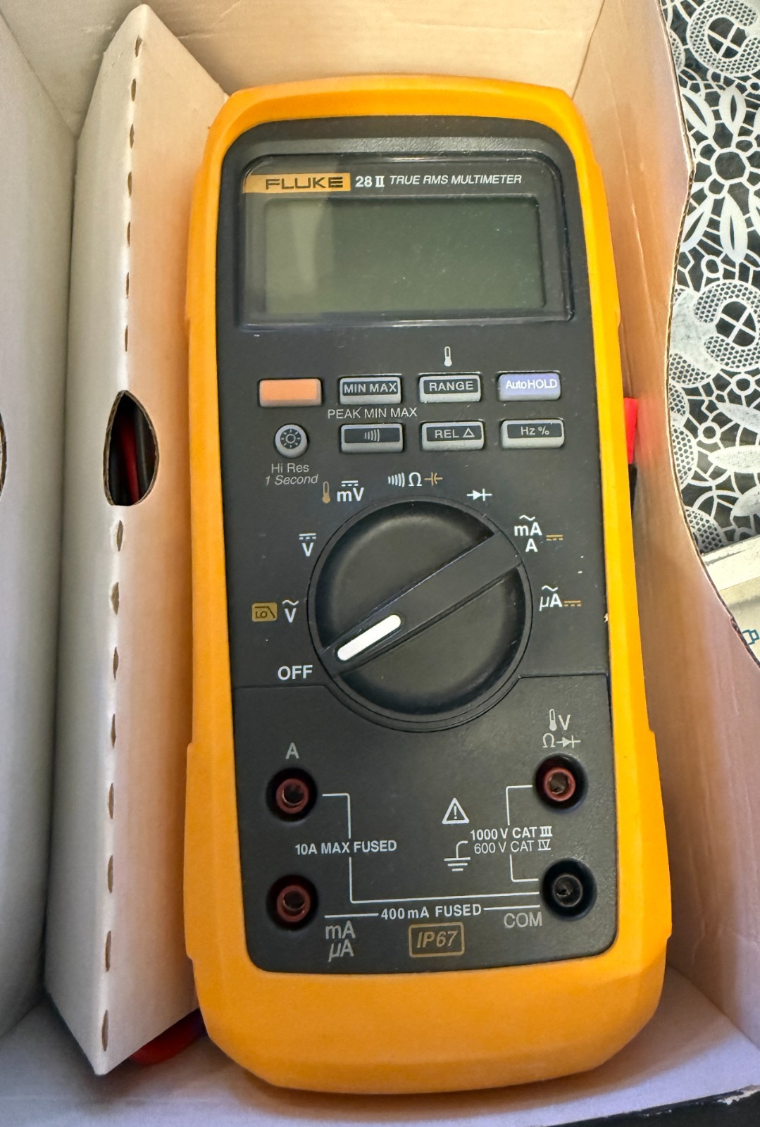 Fluke 28II Rugged IP 67 Industrial Digital Multimeter