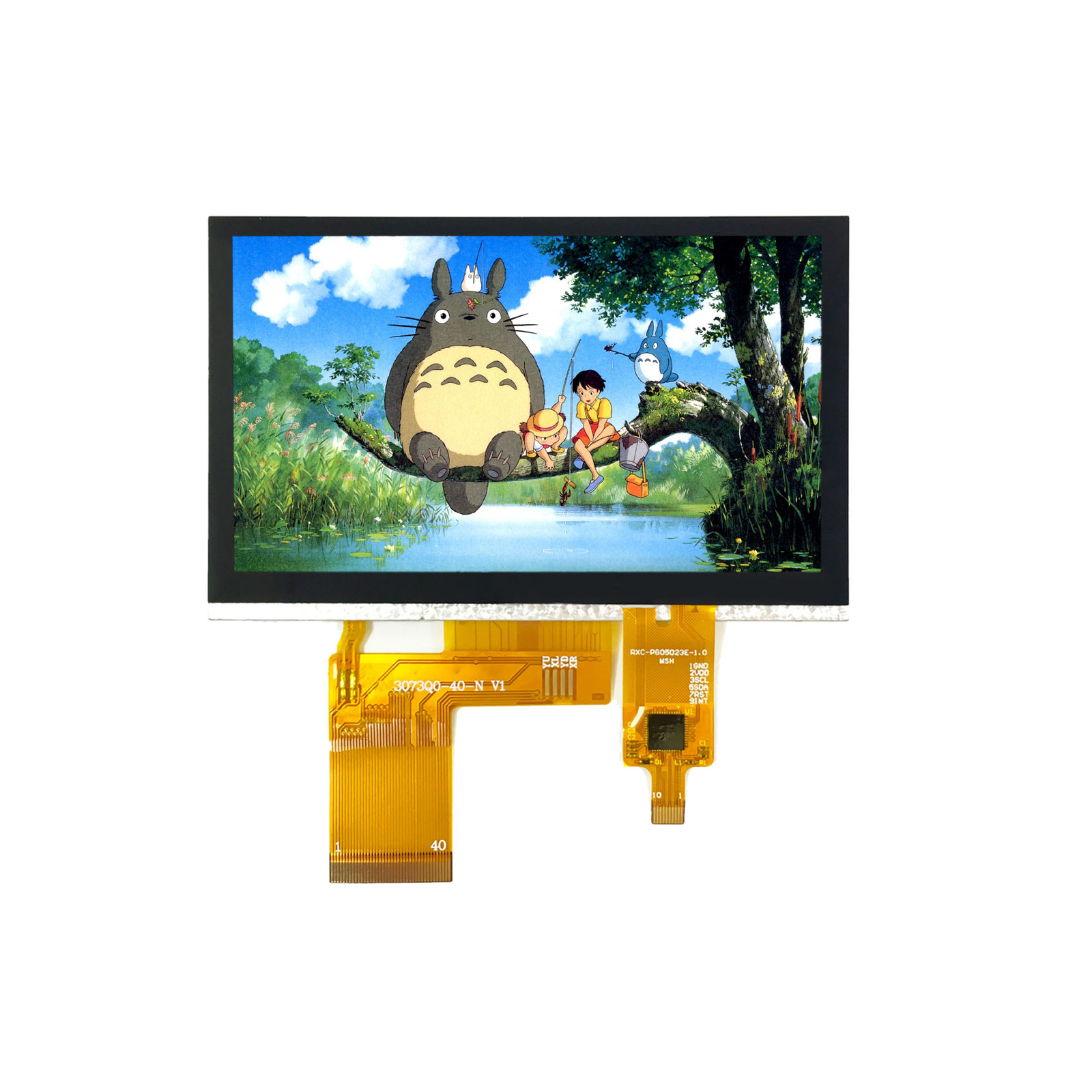 4.3inch LCD Screen VS043T-005A 480×272 With Capacitive Touchscreen Touch Sensor