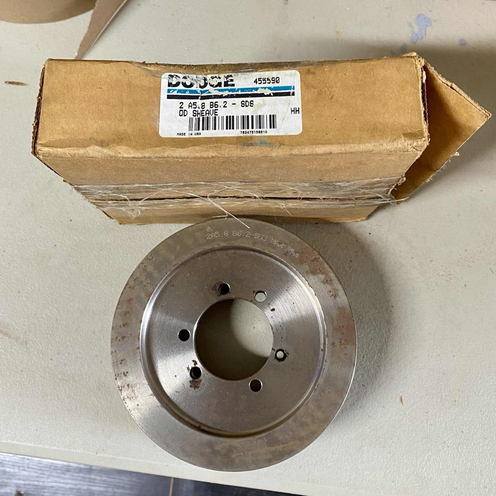 Dodge 455590 2A5.8B6.2-SDS QD Sheave, 7/16 to 2″ Bore, Made In USA