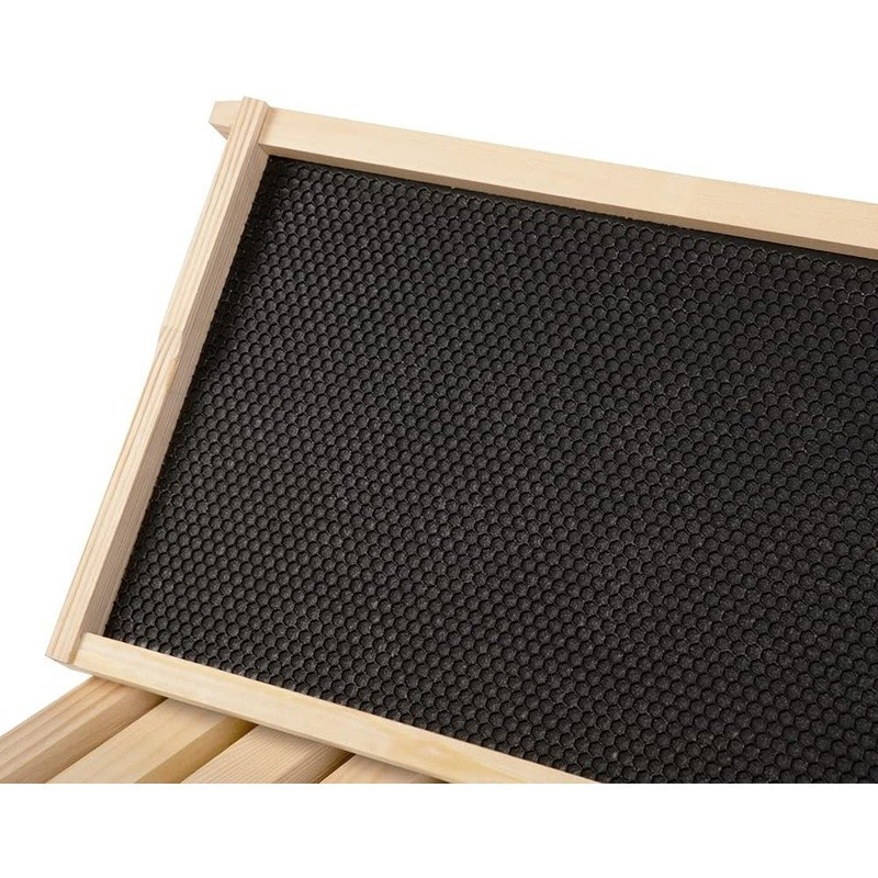 Bee Frames Beekeeping New Zealand Pine Wood Wax Coated Foundations 10 Pack