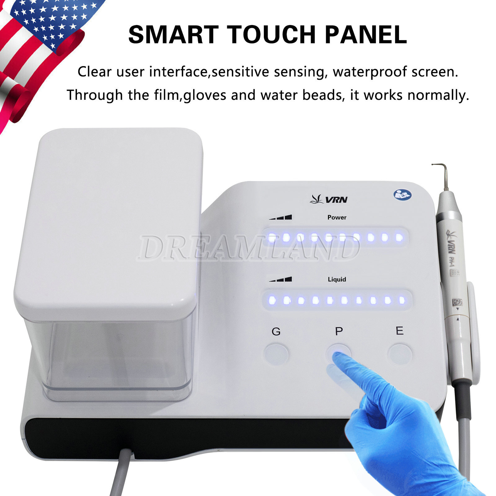 Dental Chair Unit PU Leather Computer Controlled DC Motor + Stool Kit