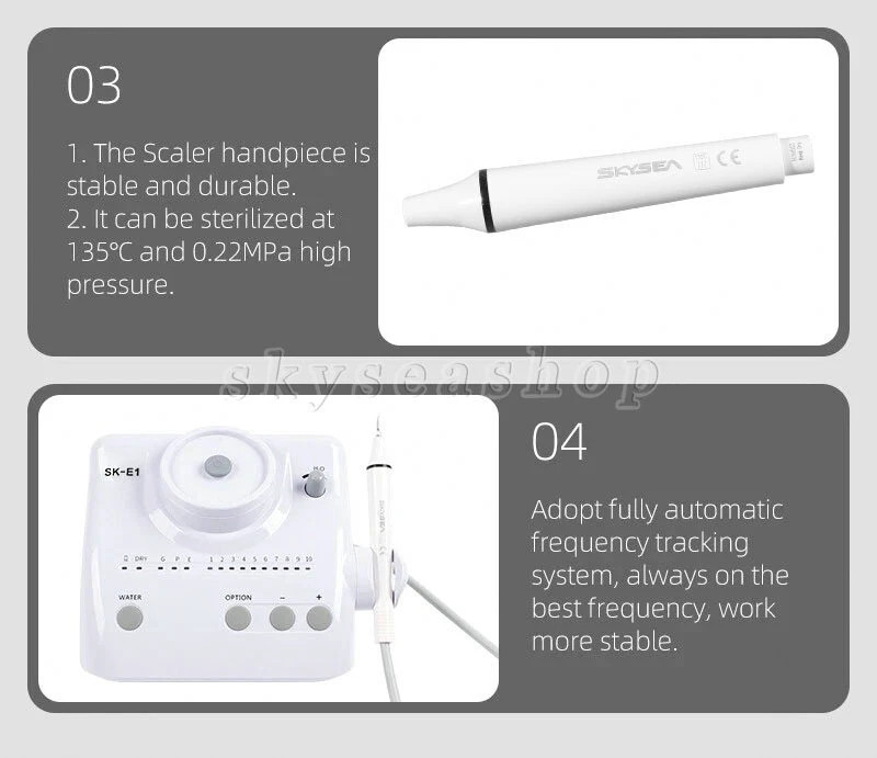LED Dental Ultrasonic Piezo Scaler Handpiece Bottles Fit EMS Cavitron Woodpecker