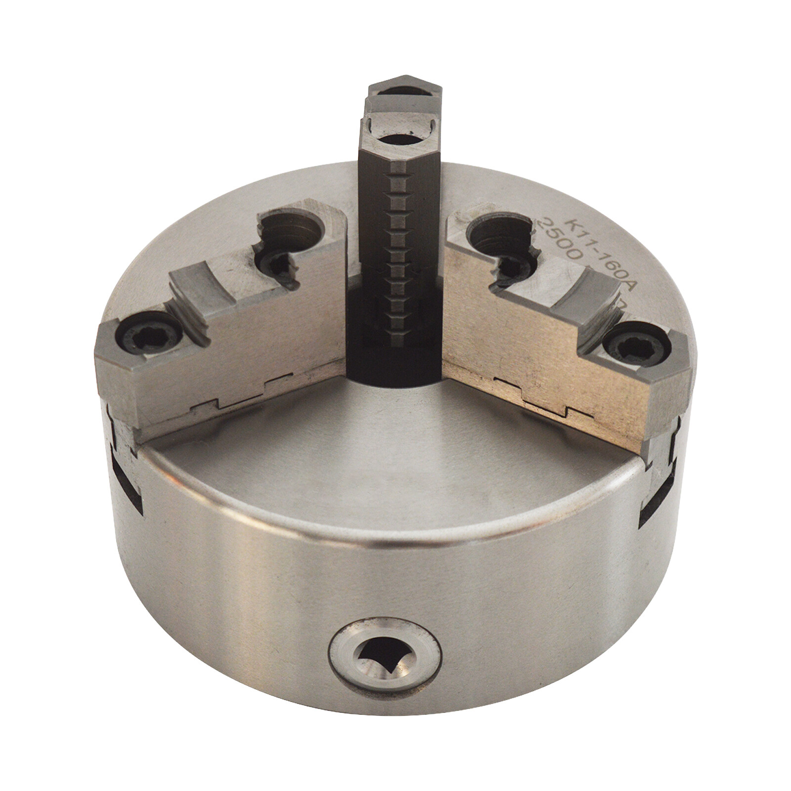 3 Jaw Lathe Chuck 6″ Self Centering Reversible Jaw Mechanical Chuck 2500r/min