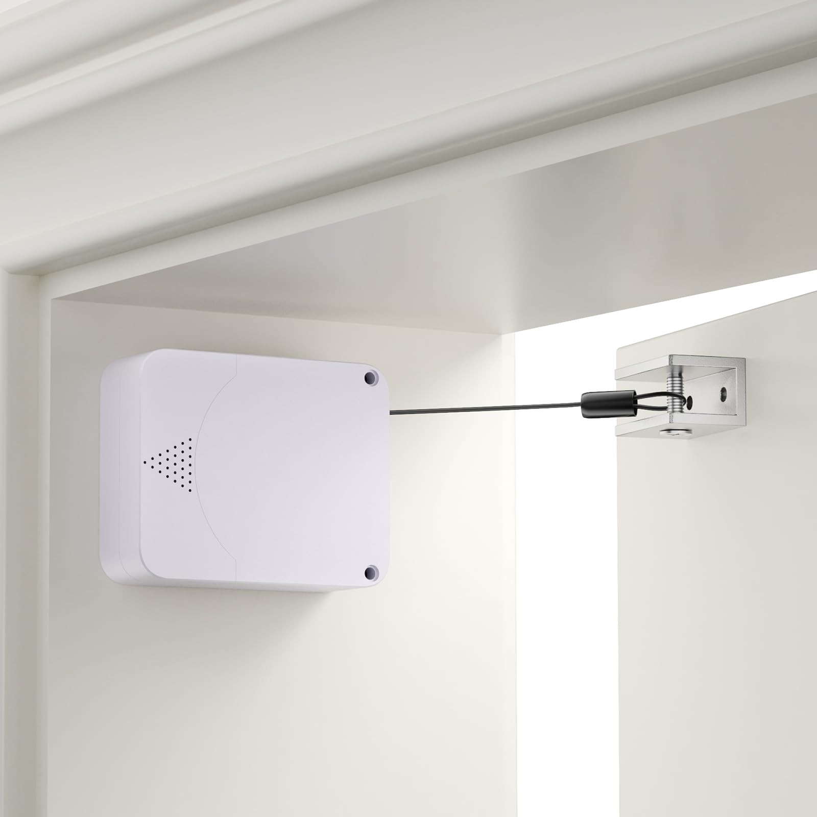 Retractable Automatic Door Closer with Anti-Slam Function – No-Screw Install …