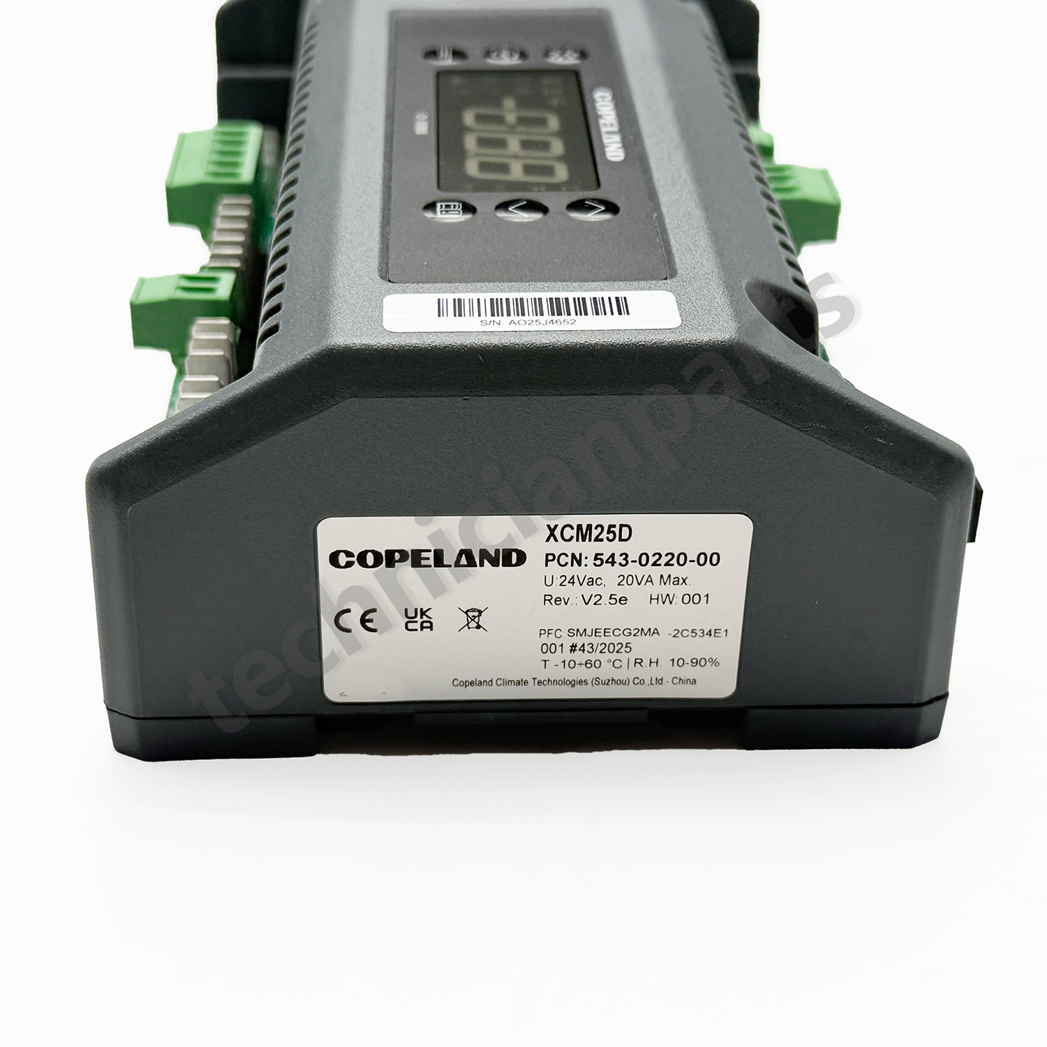 New Emerson XCM25D unit controller 543-0220-00 with built-in display screen