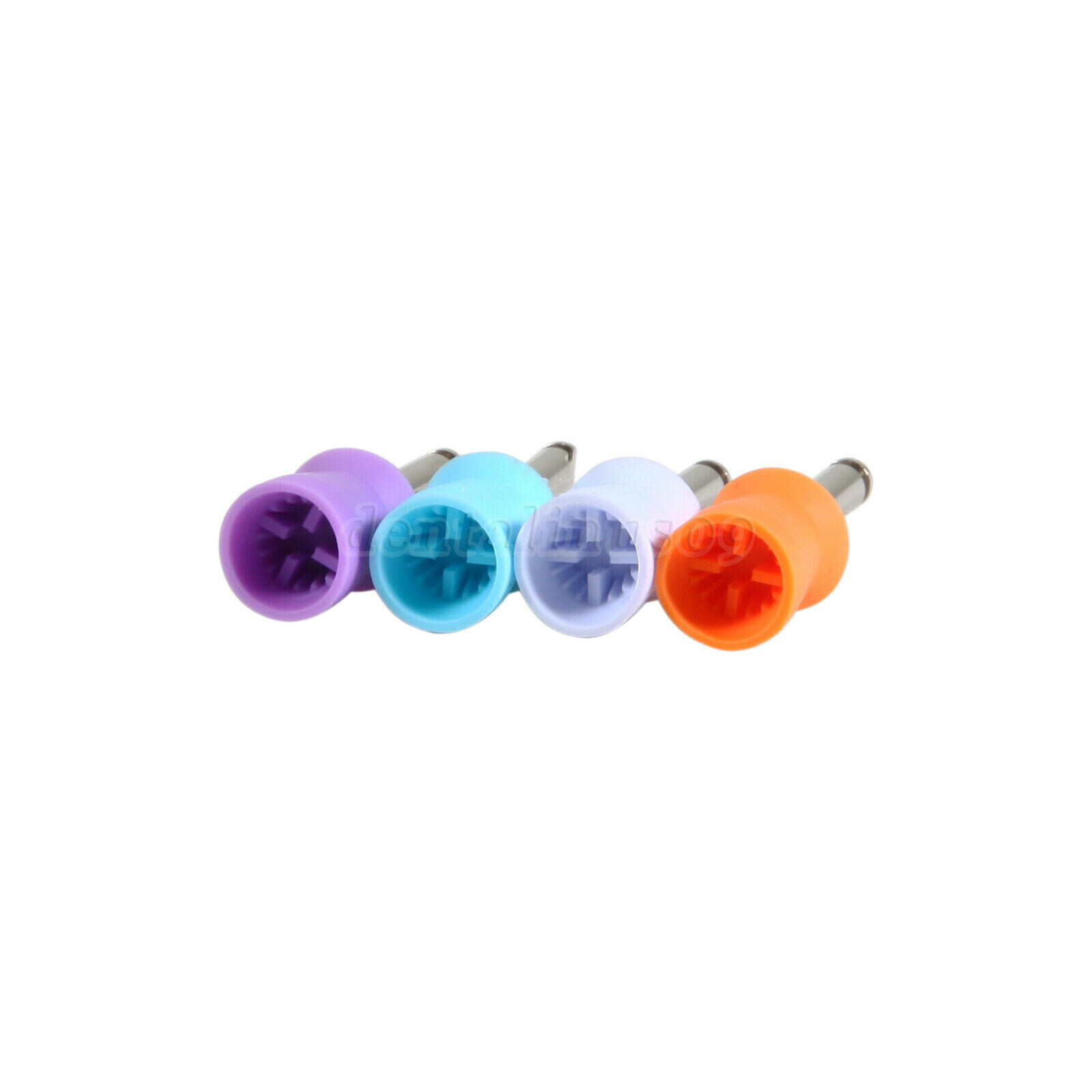 100PCS Mixed Colors Dental Prophy Tooth Polishing Cups Latch Type Rubber SA