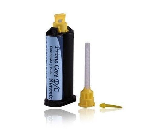 PRIME DENTAL DC AUTOMIX CORE BUILDUP MATERIAL 50g REFILL NATURAL A2 +10TIPS