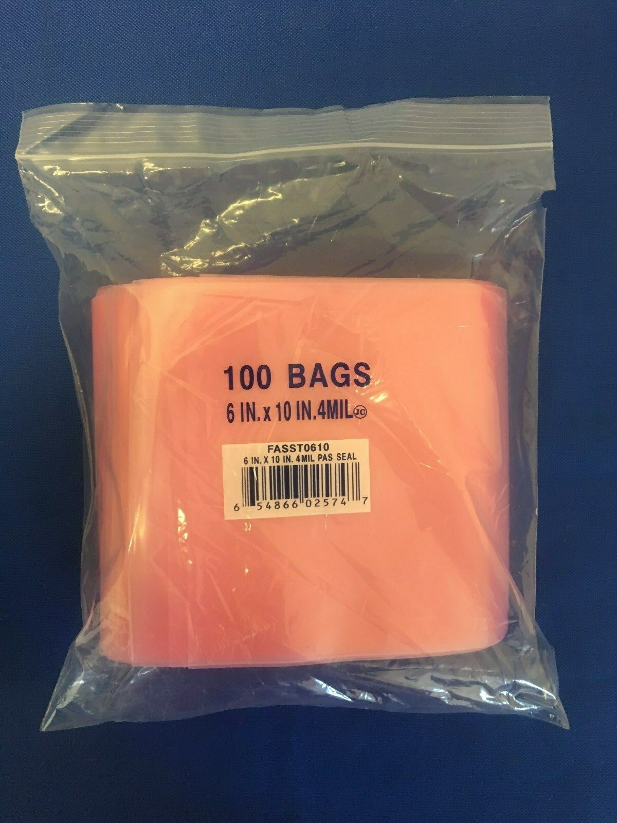 Pink 4 Mil Anti-Static Zip-lock 4-Mil Reclosable Seal Top Plastic Poly Bags 4Mil