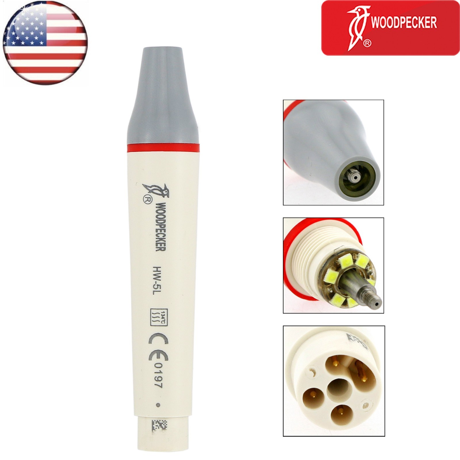 Woodpecker Dental Ultrasonic Piezo Scaler Built in UDS-N2 LED Fit Dental Chair
