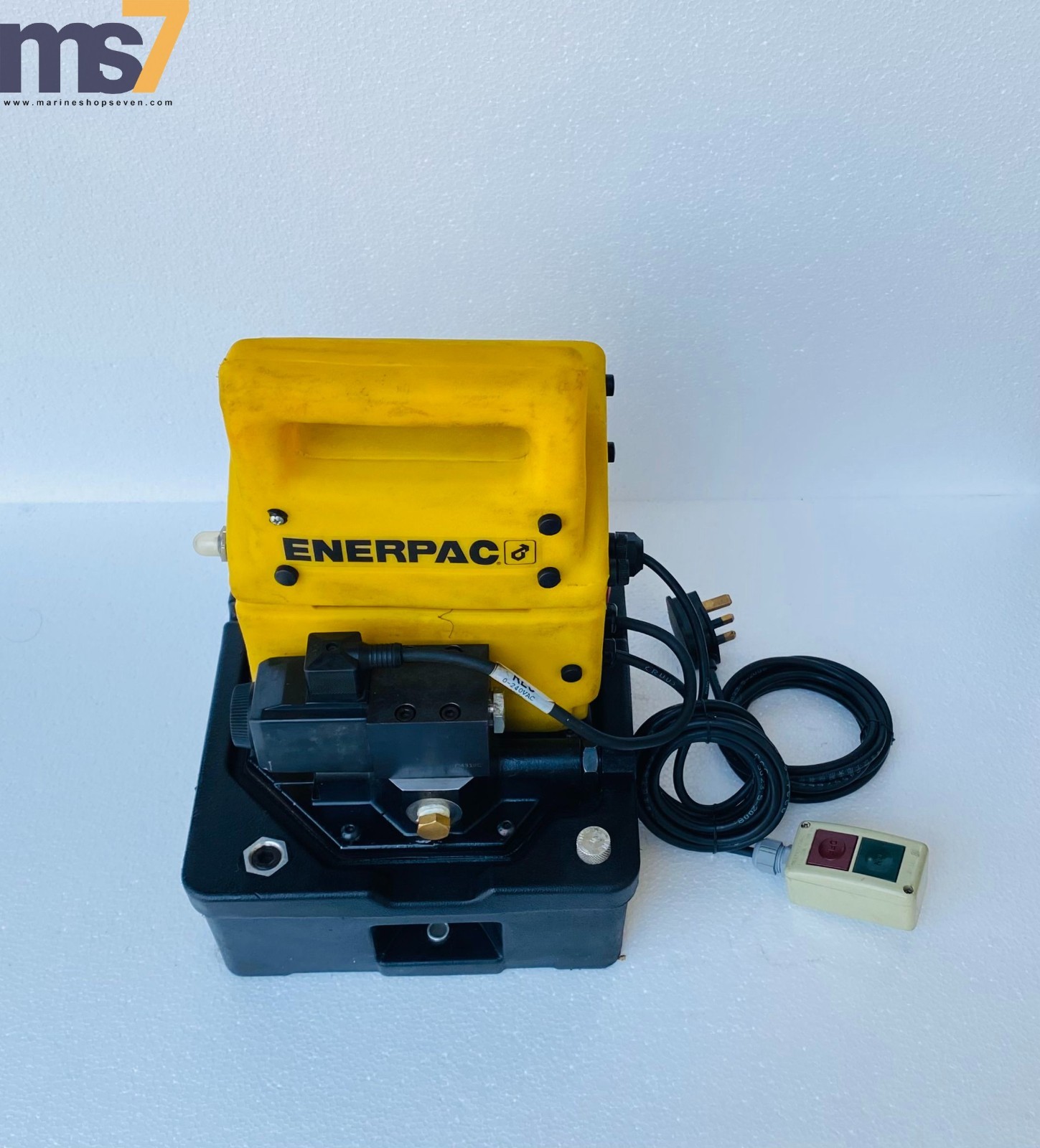 ENERPAC PUD1300E ECONOMY ELECTRIC HYDRAULIC PUMP 700 BAR 10,000 PSI 230V #3