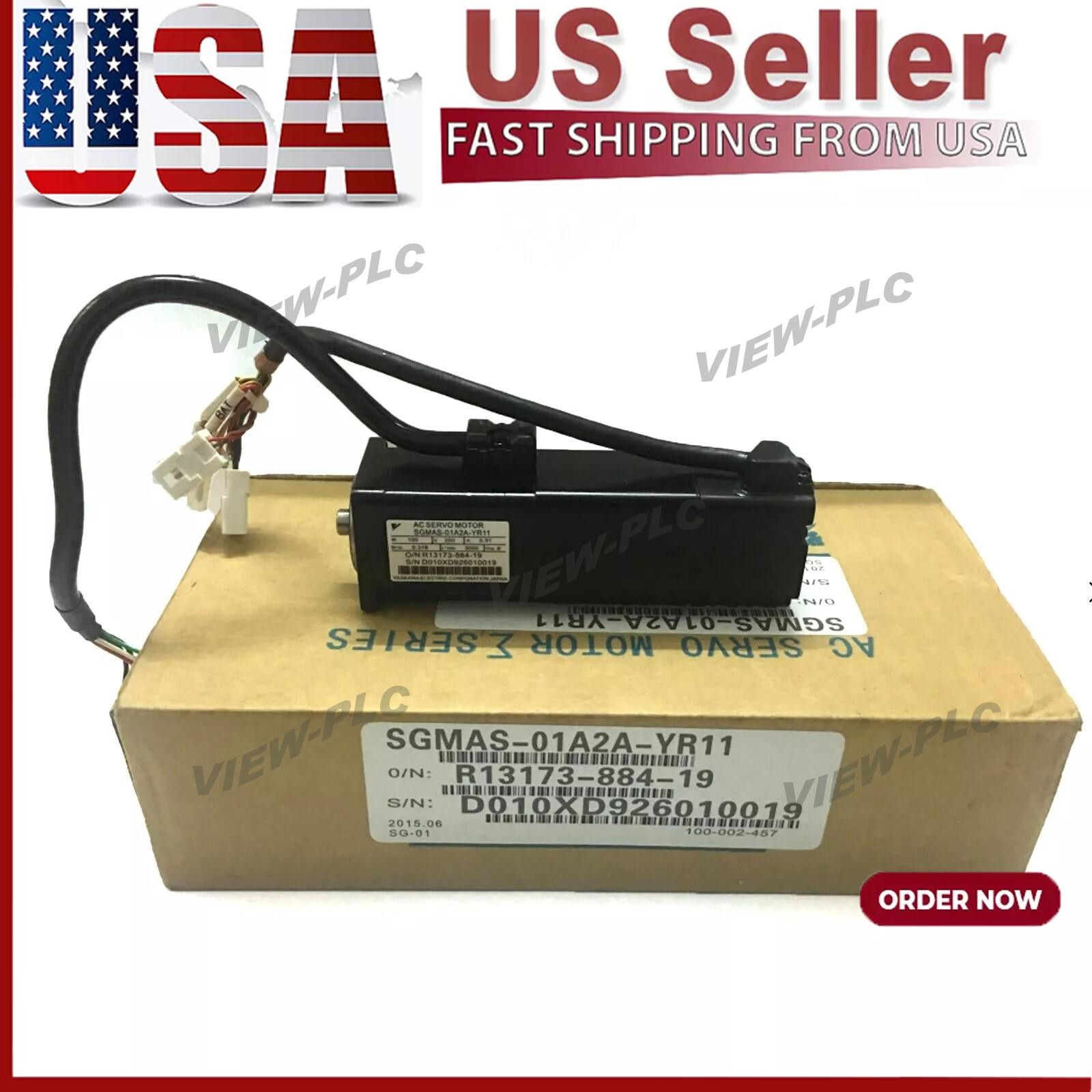 US FREE TAX YASKAWA SGMAS-01A2A-YR11 SGMAS01A2AYR11 Servo Motor, AC Servo