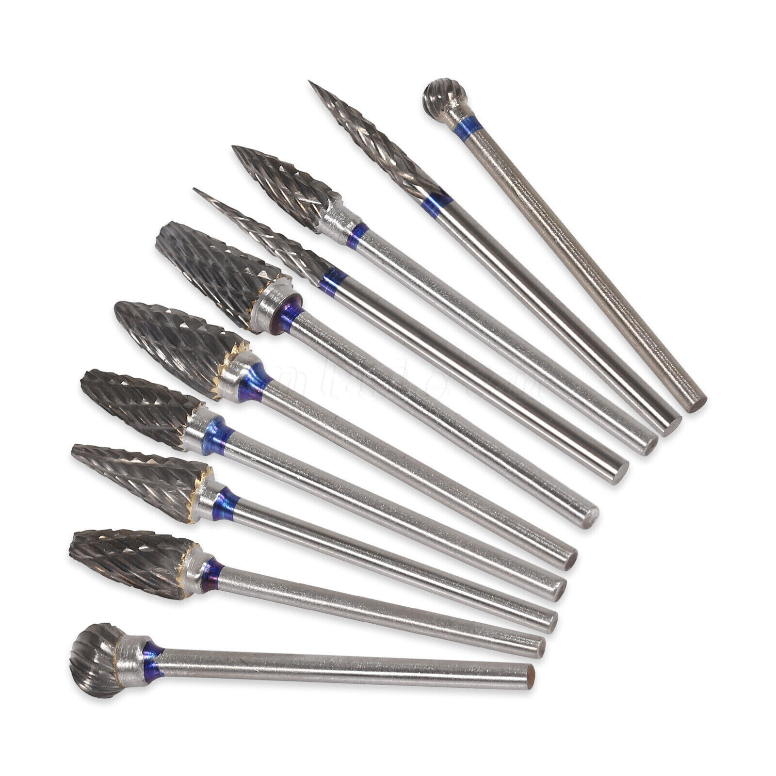 10 Pcs Tungsten Carbide HP Dental Acrylic Bur Drill Coarse Cutter 2.35mm Shank
