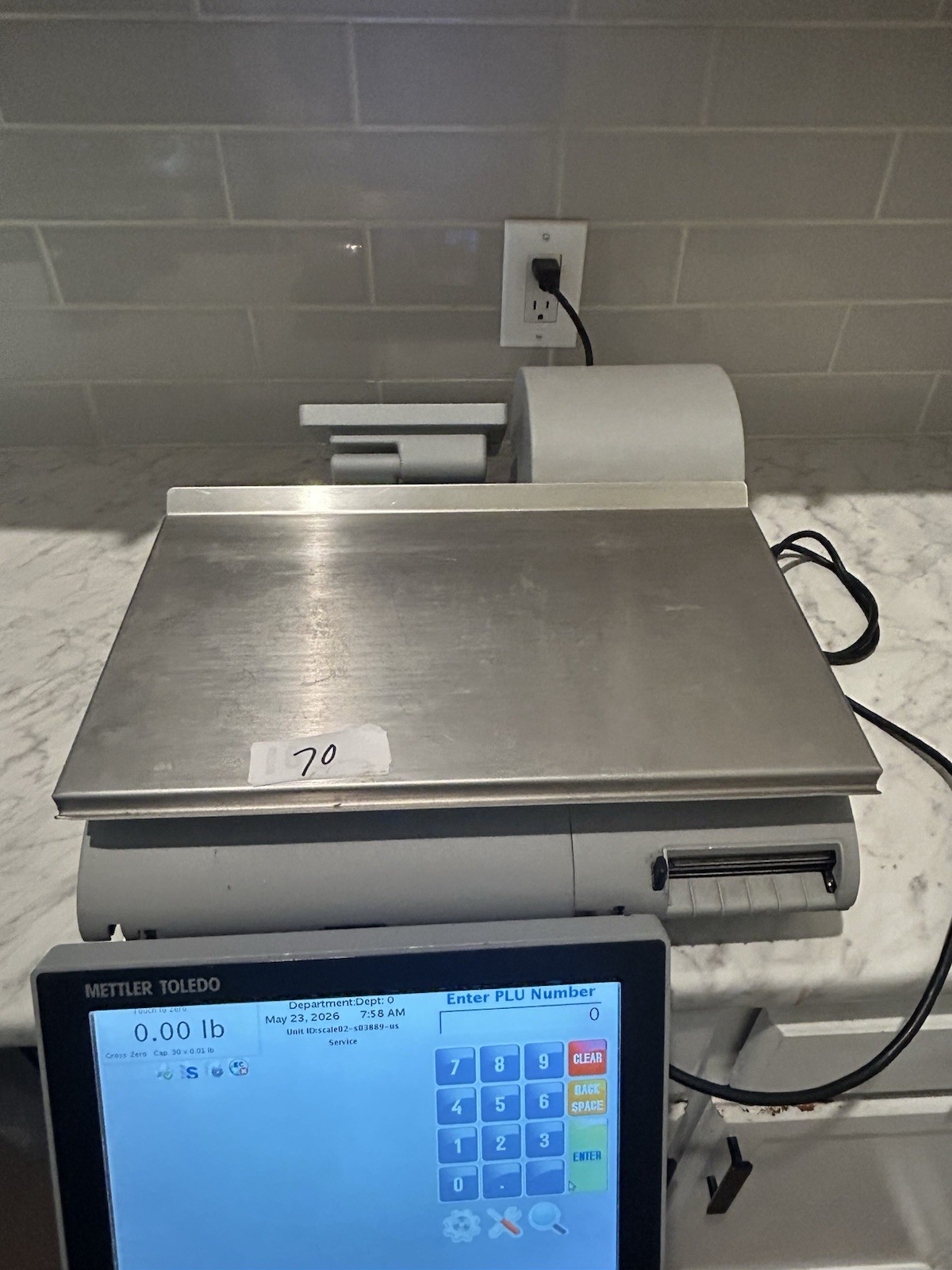 Mettler Toledo UCCW Bakery Meat Deli Scale With Printer