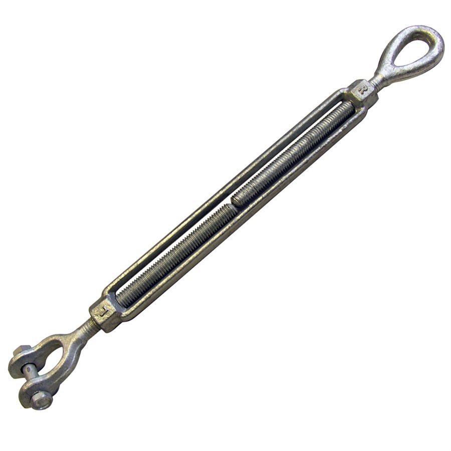 10 Eye/Jaw Turnbuckles for Wire Rope, 1/2″X12″ Take-up