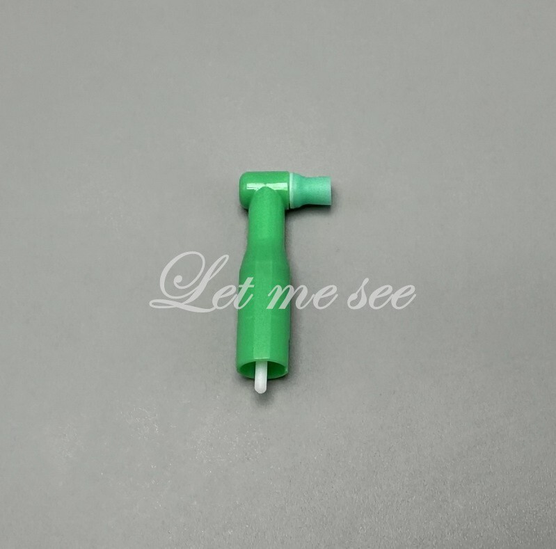 100pcs Dental Disposable Prophy Cup Angles Soft Latex Free Angel 90° Cups Green