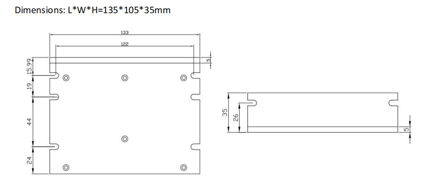 Permanent magnet DC brush motor controller 10A 15A 1KW 1.5KW controller