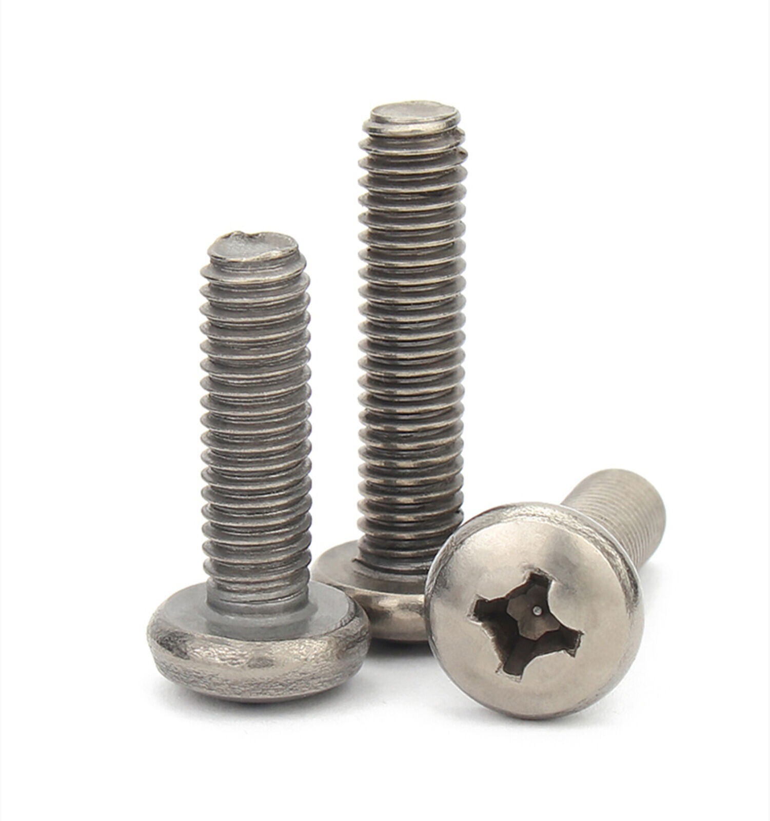 M1 M1.4 M1.6 M2 M2.5 M3 M4 M5 M6 Titanium Phillips Cross Pan Head Machine Screws