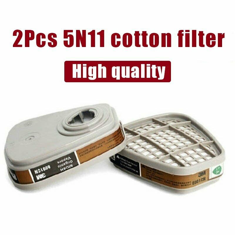 17 in 1 Full Face Gas Mask Facepiece Respirator For Painting Spraying 6800 Serie