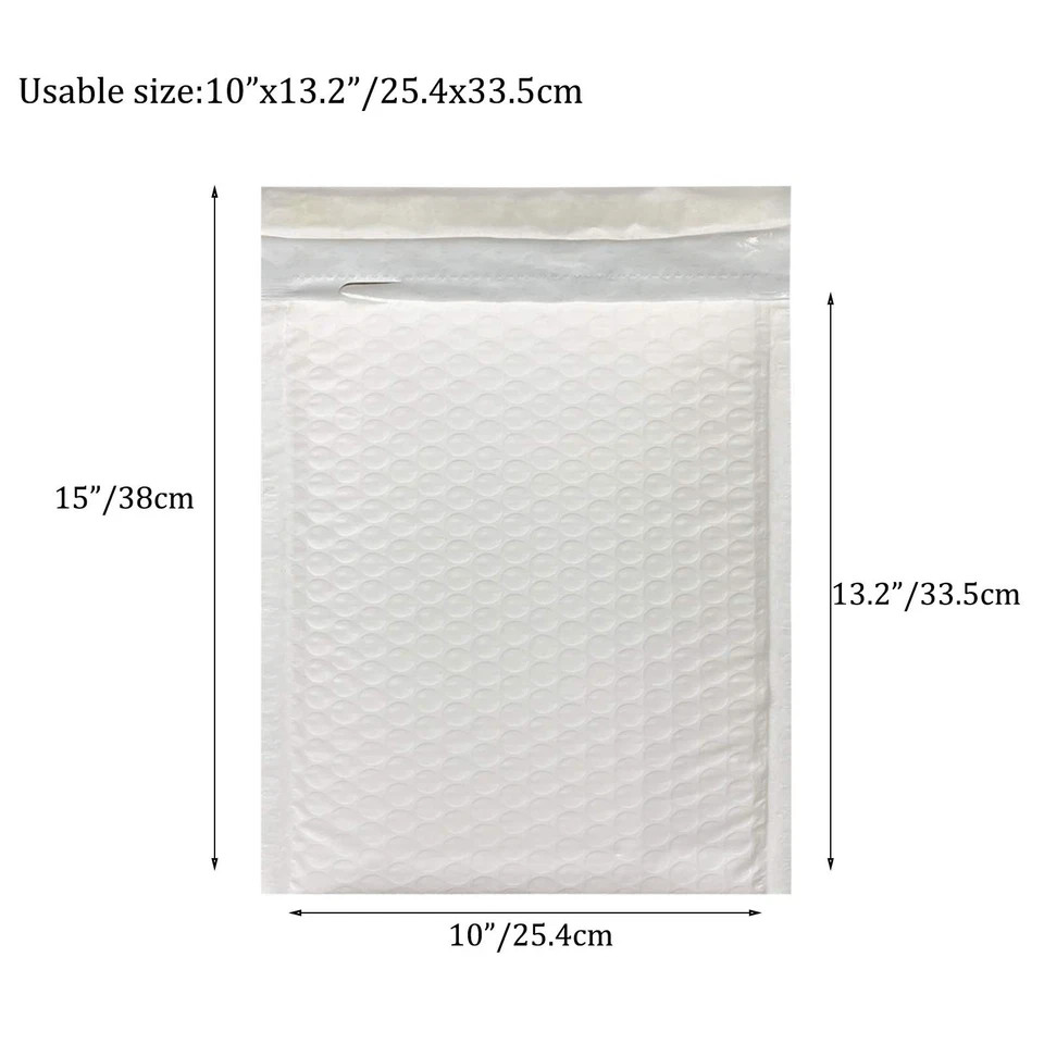 25pcs 10×13 Inch Poly Bubble Mailers Padded Envelopes Bubble Lined Poly Maile…