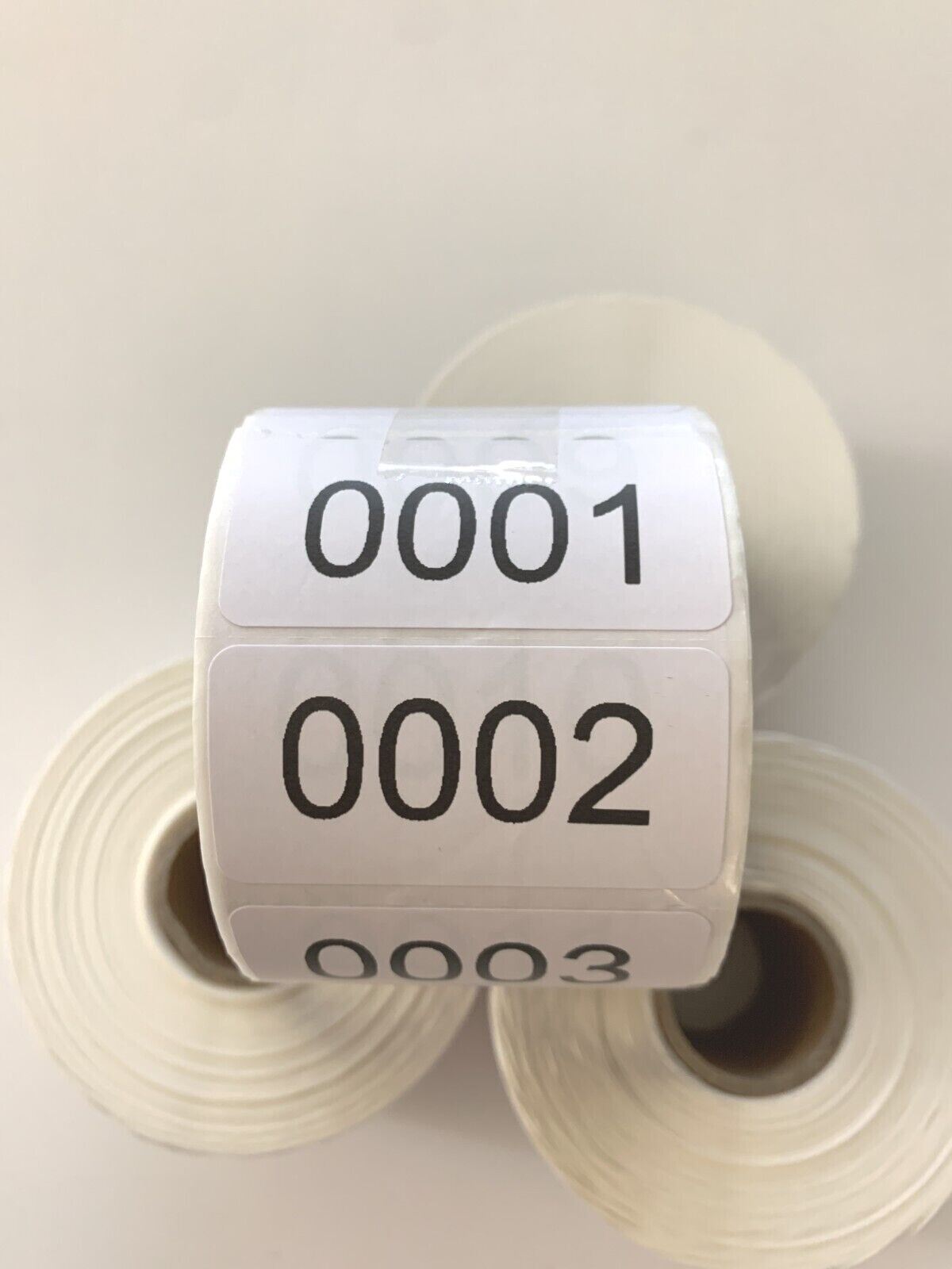 1000 Labels Consecutive Number Inventory Stickers Labels 2″ x 1″ Customize