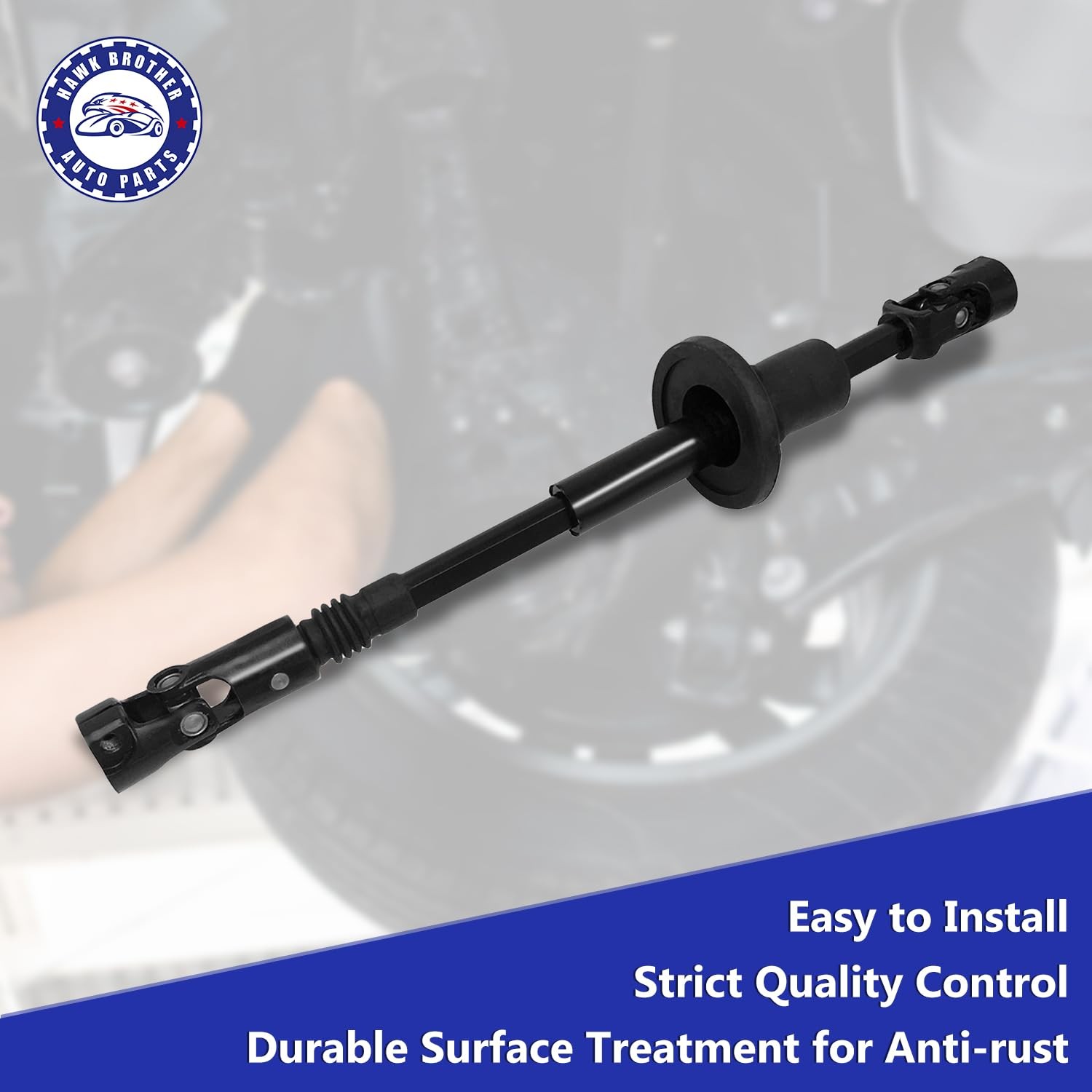 Lwr Steering Shaft w/ UJoint F150 97-03 04Herit Exp 01-02 F250 97-99 F75Z3B676CA