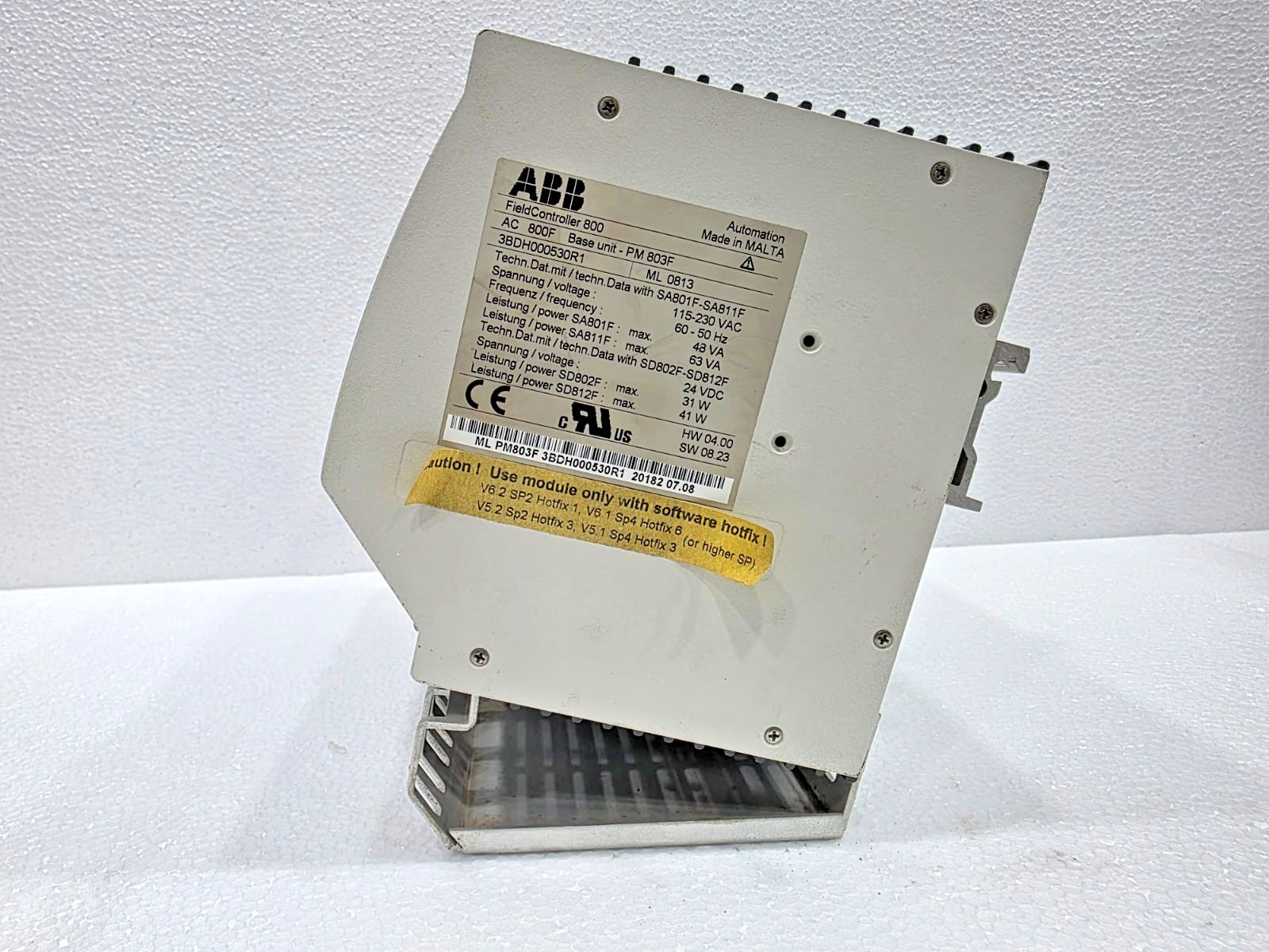 ABB Field Controller 800 AC 800F Base Unit PM 803F 3BDH000530R1