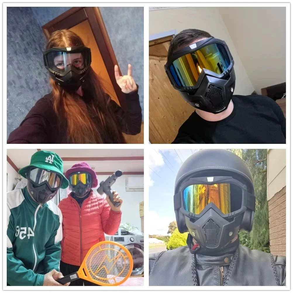 Safety Work Full Face Mask Shield & Goggles, Construction Eye Protection Eyewear