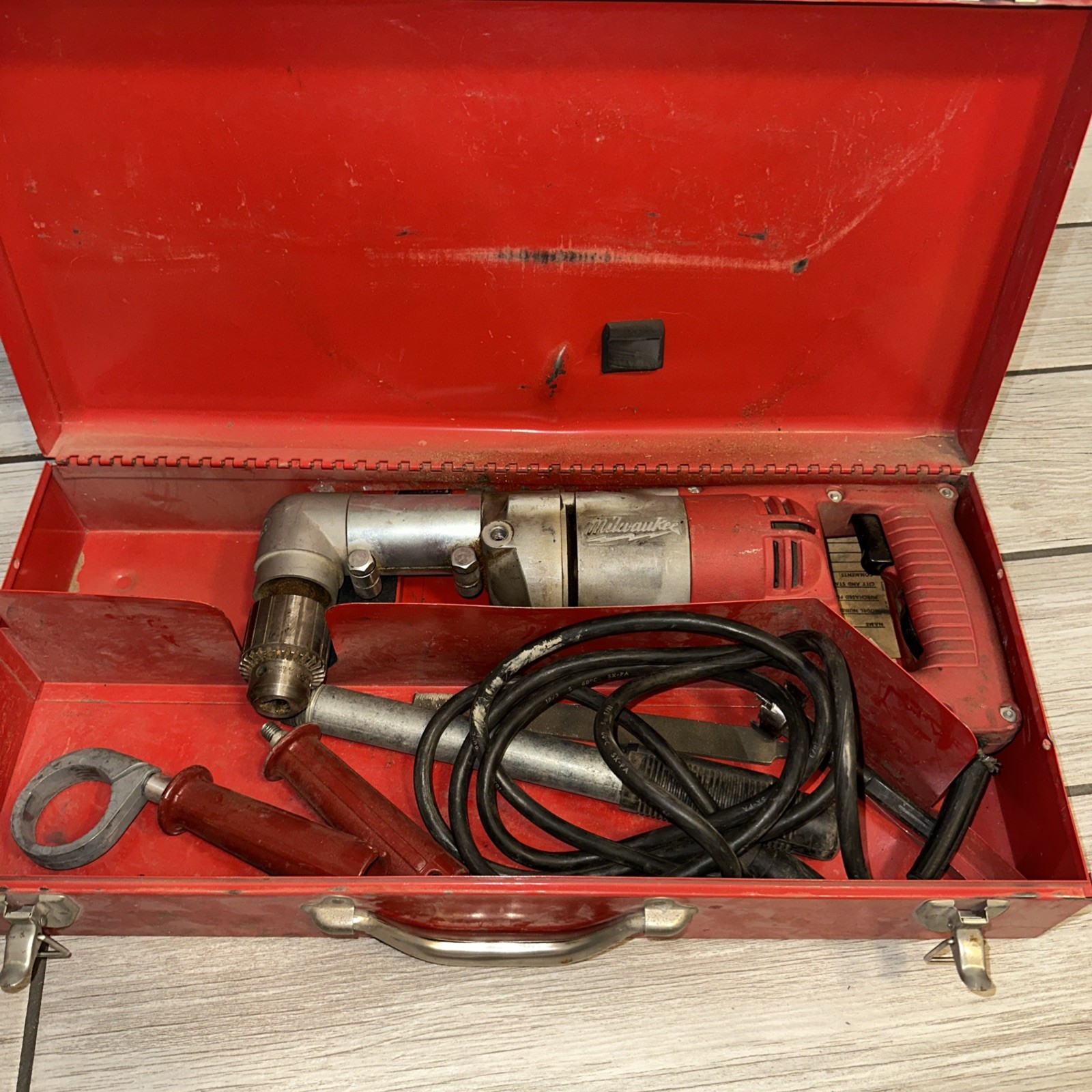 Milwaukee 1101-1 Heavy Duty 120V Corded 1/2″ Right Angle Drill 5397-2